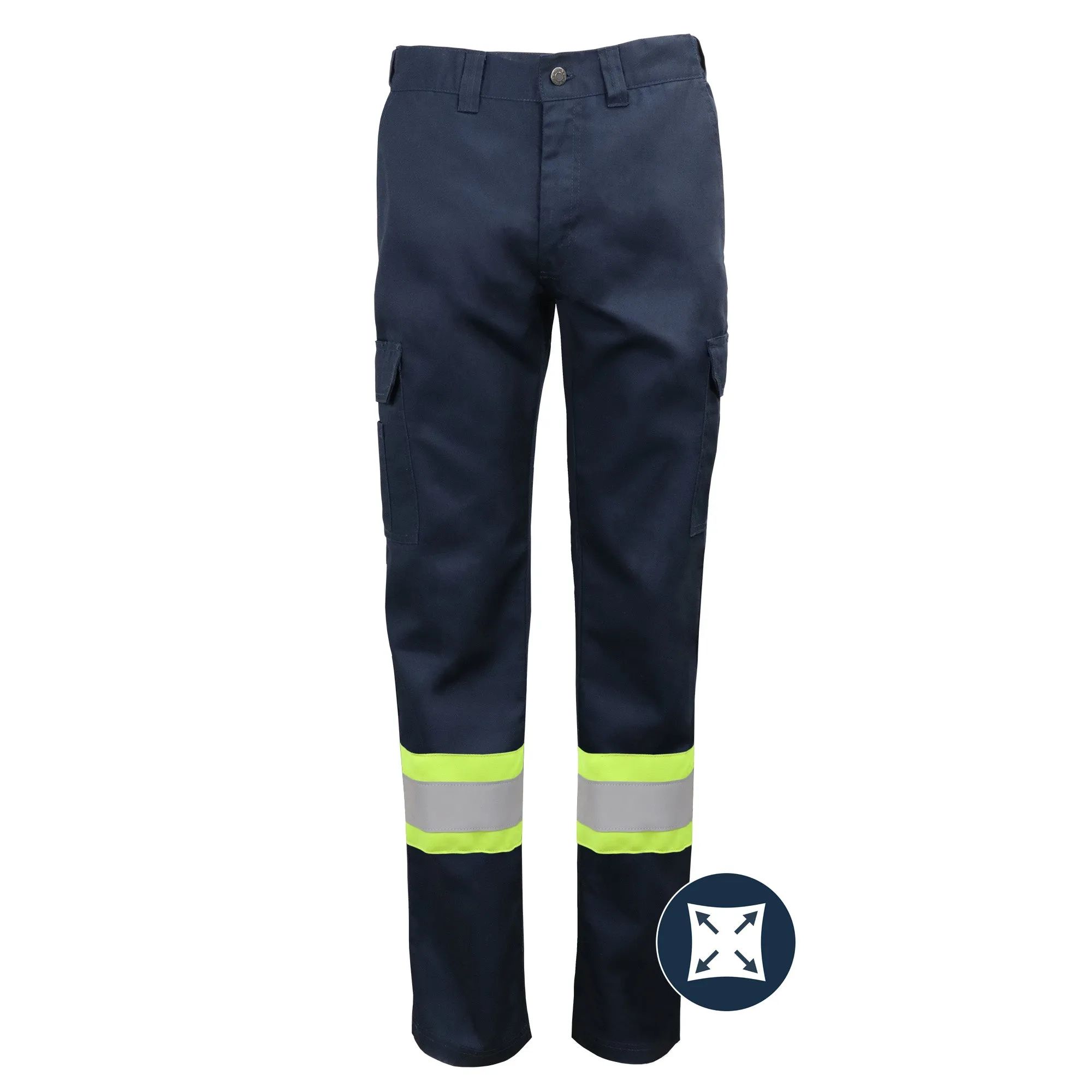 011EX4 - Pantalon Cargo Extensible  Hi-Viz 4||011EX4 - Stretch  Cargo Pant Hi-Viz 4