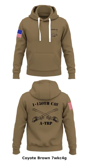 1-15th CAV A-TRP Store 1  Core Men's Hooded Performance Sweatshirt - 7wkc4g