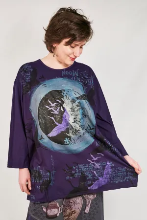 1157 Oversized STUDIO Tee Mystic Purple-P