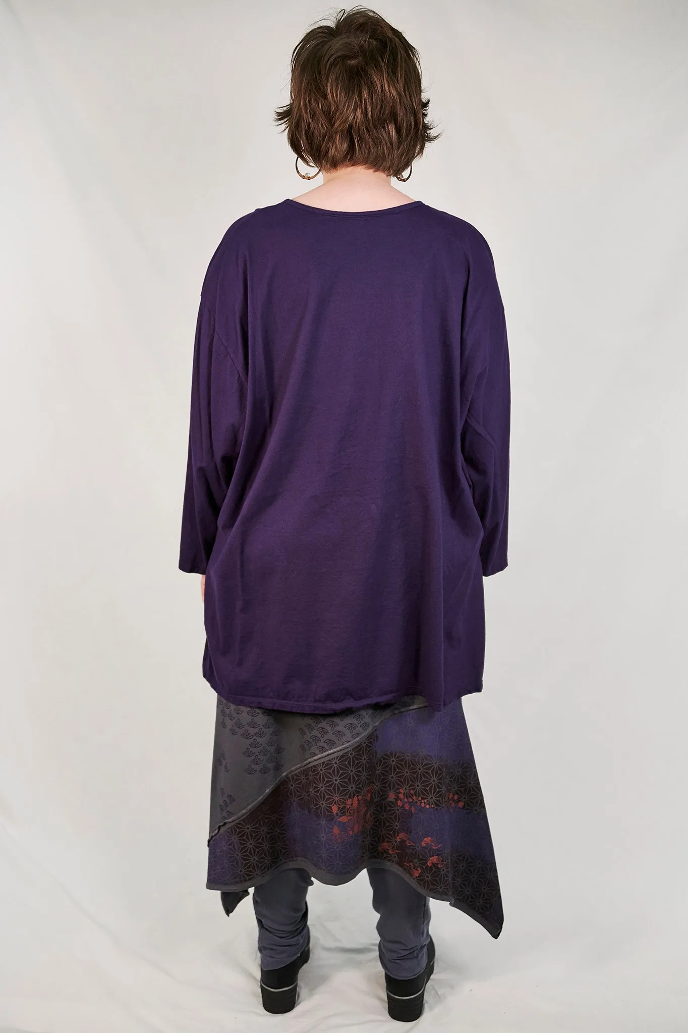 1157 Oversized STUDIO Tee Mystic Purple-P