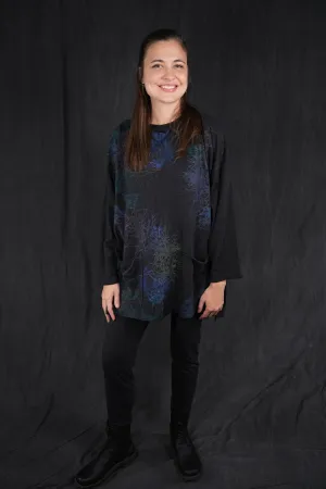 1585 Oversized Cabin Pullover Black-P