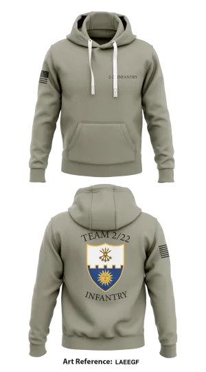 2-22 Infantry  Store 1  Core Men's Hooded Performance Sweatshirt - LAEEGF