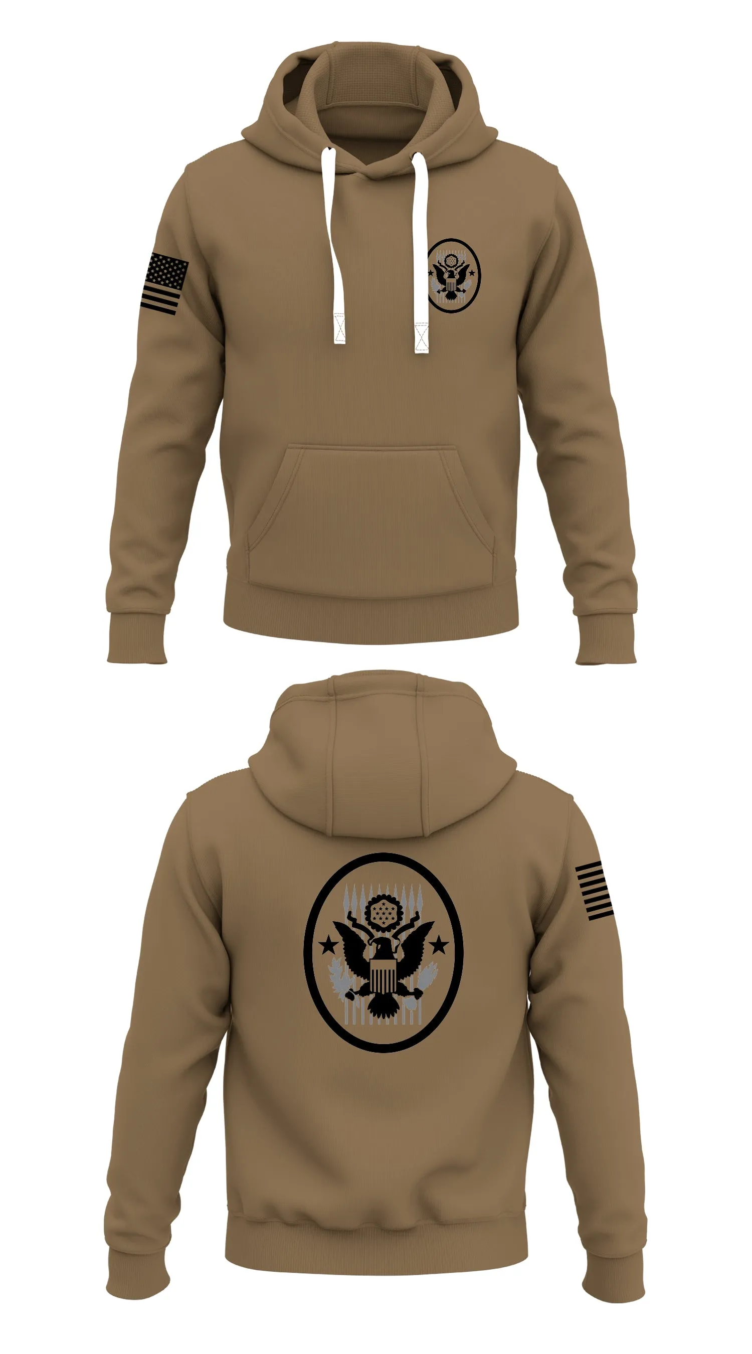 43RD CST Store 1  Core Men's Hooded Performance Sweatshirt - 92318429193