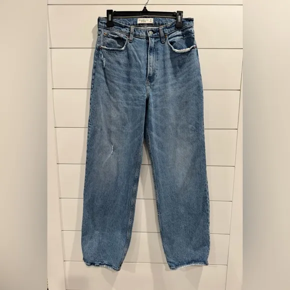 Abercrombie &amp; Fitch 90s baggy ultra high rise jeans