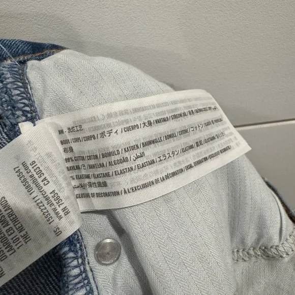 Abercrombie &amp; Fitch 90s baggy ultra high rise jeans