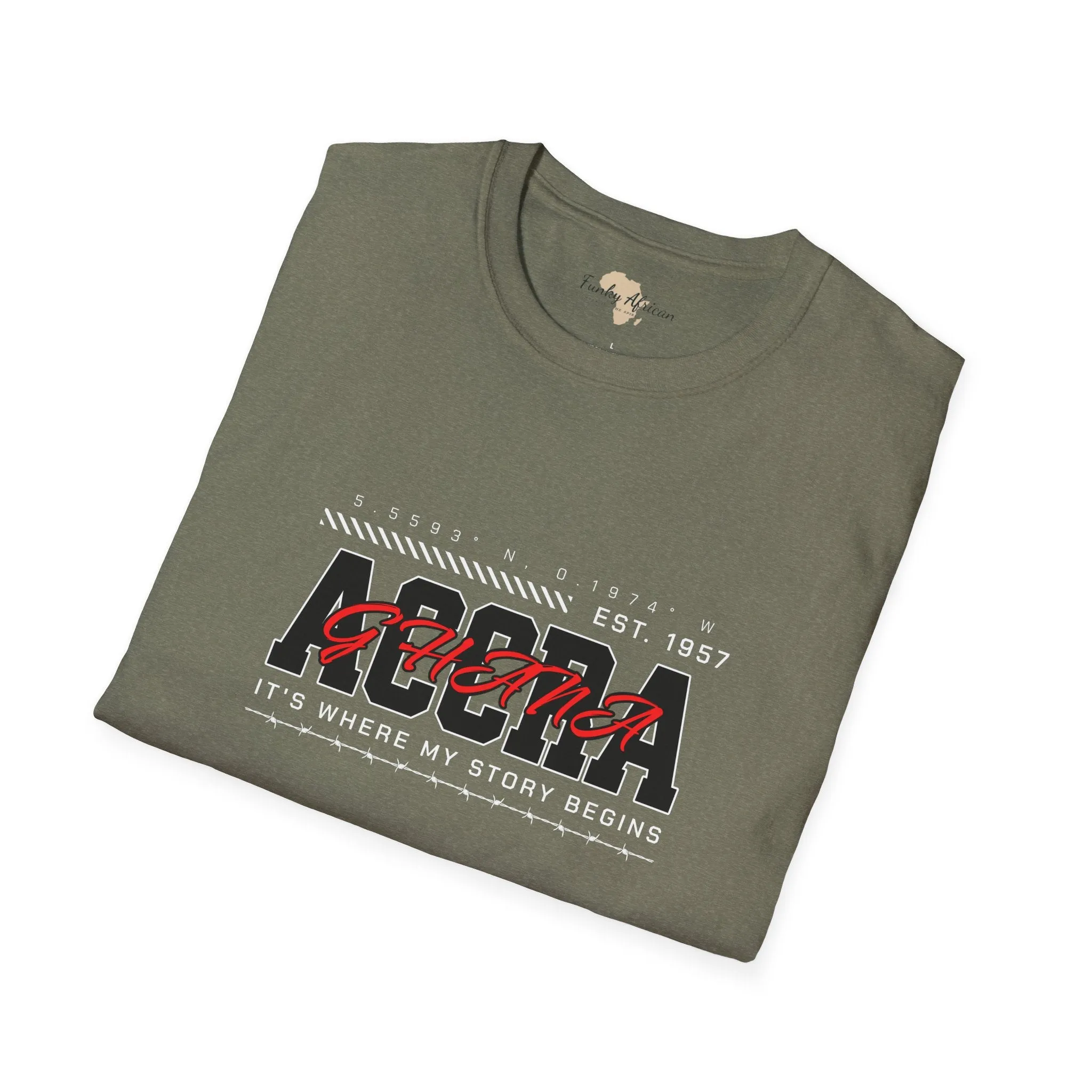 Accra Ghana unisex softstyle tee