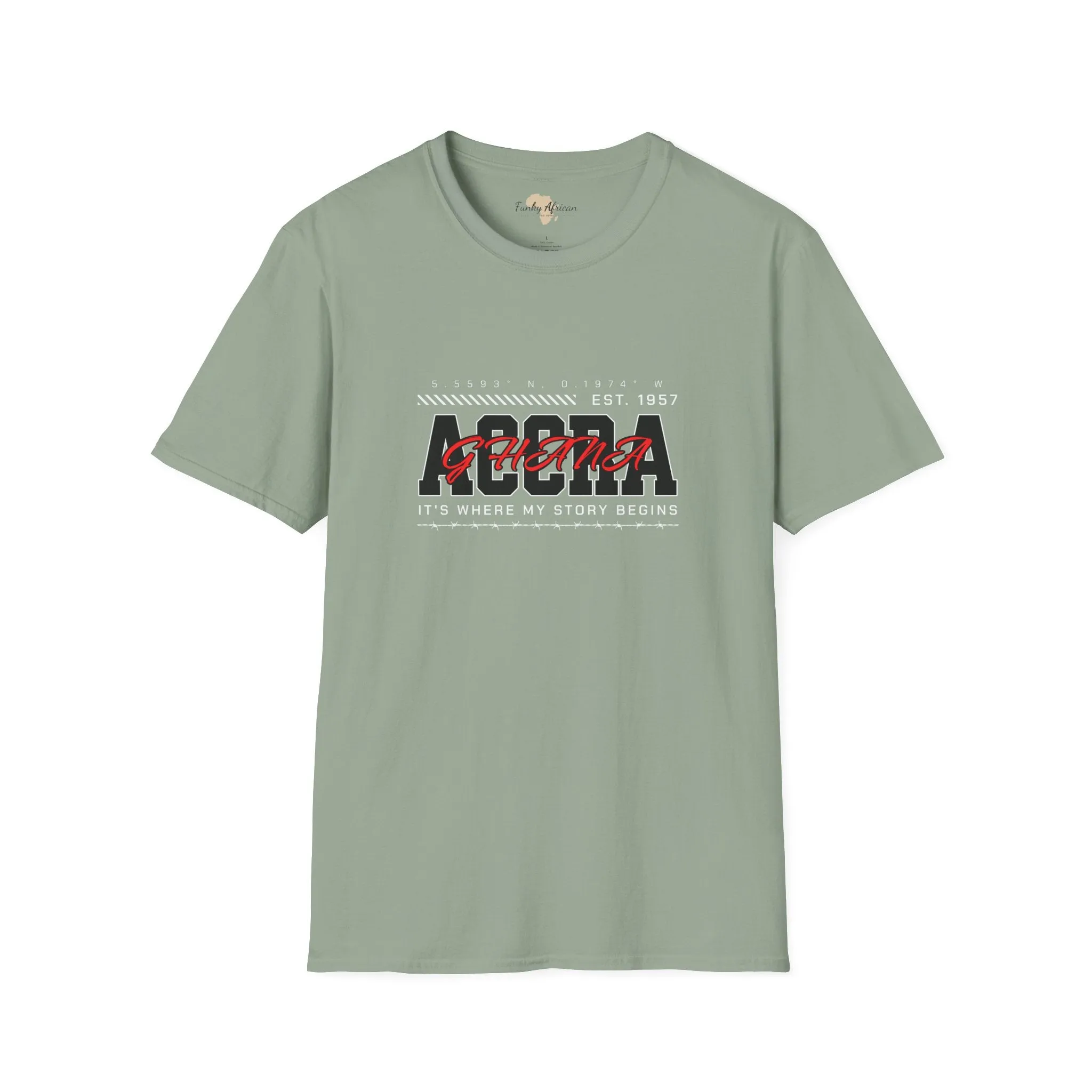 Accra Ghana unisex softstyle tee