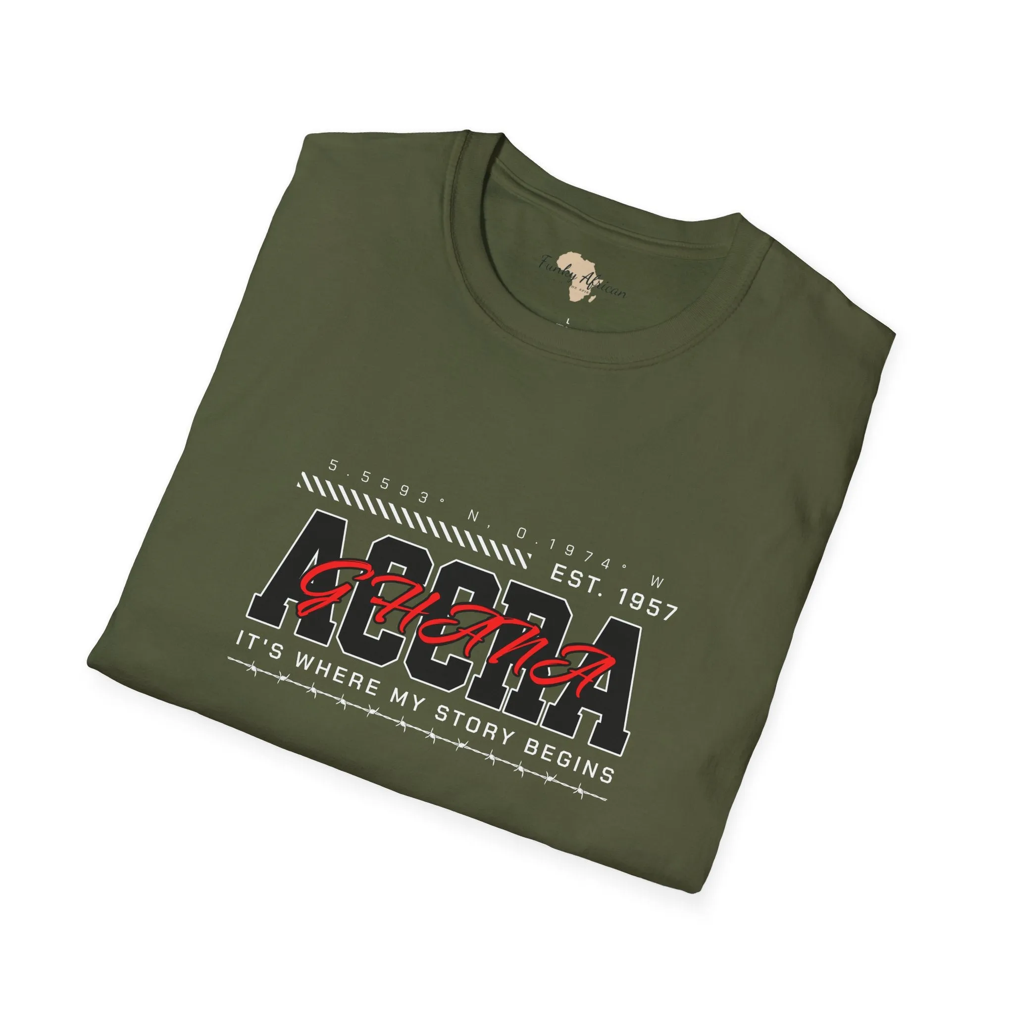 Accra Ghana unisex softstyle tee