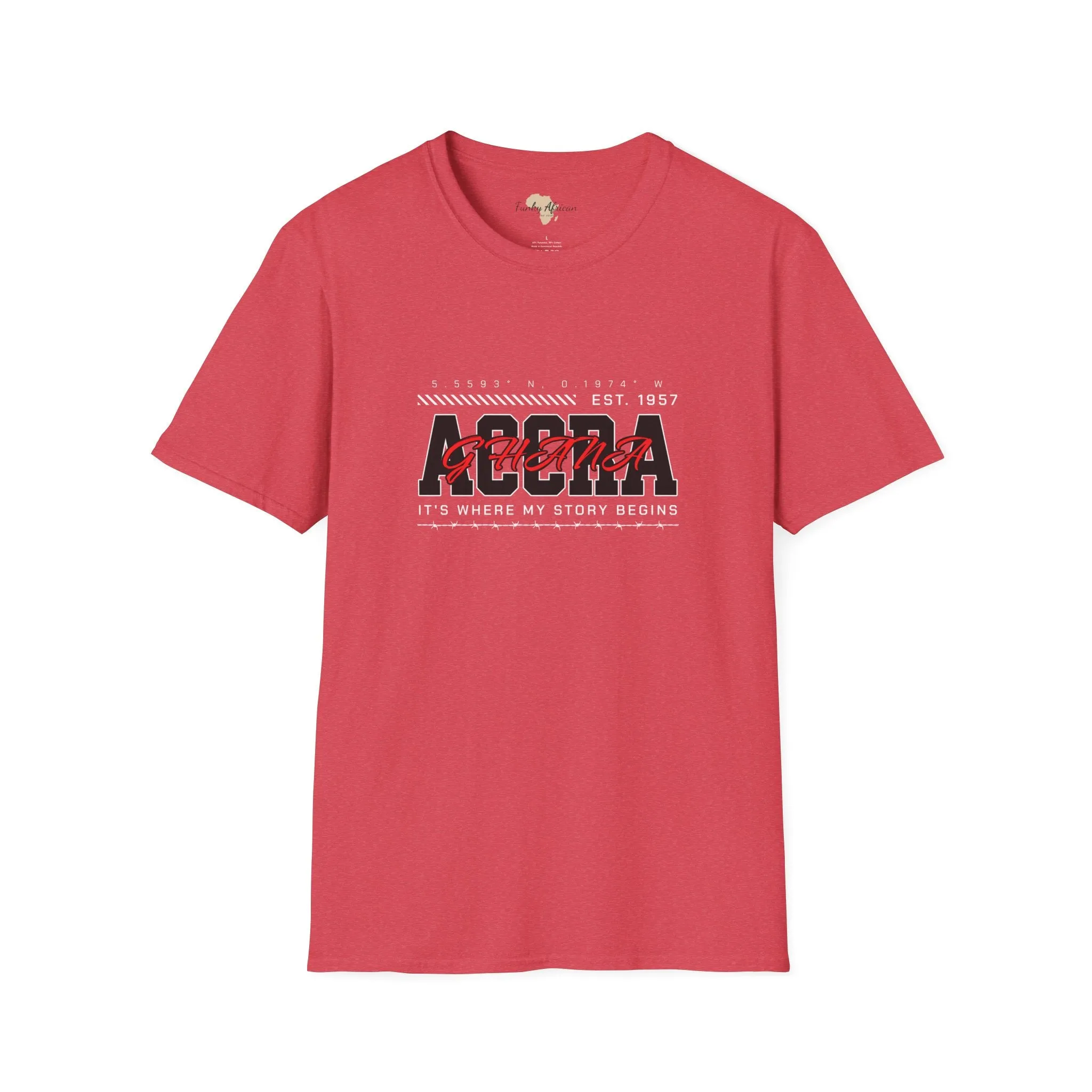 Accra Ghana unisex softstyle tee