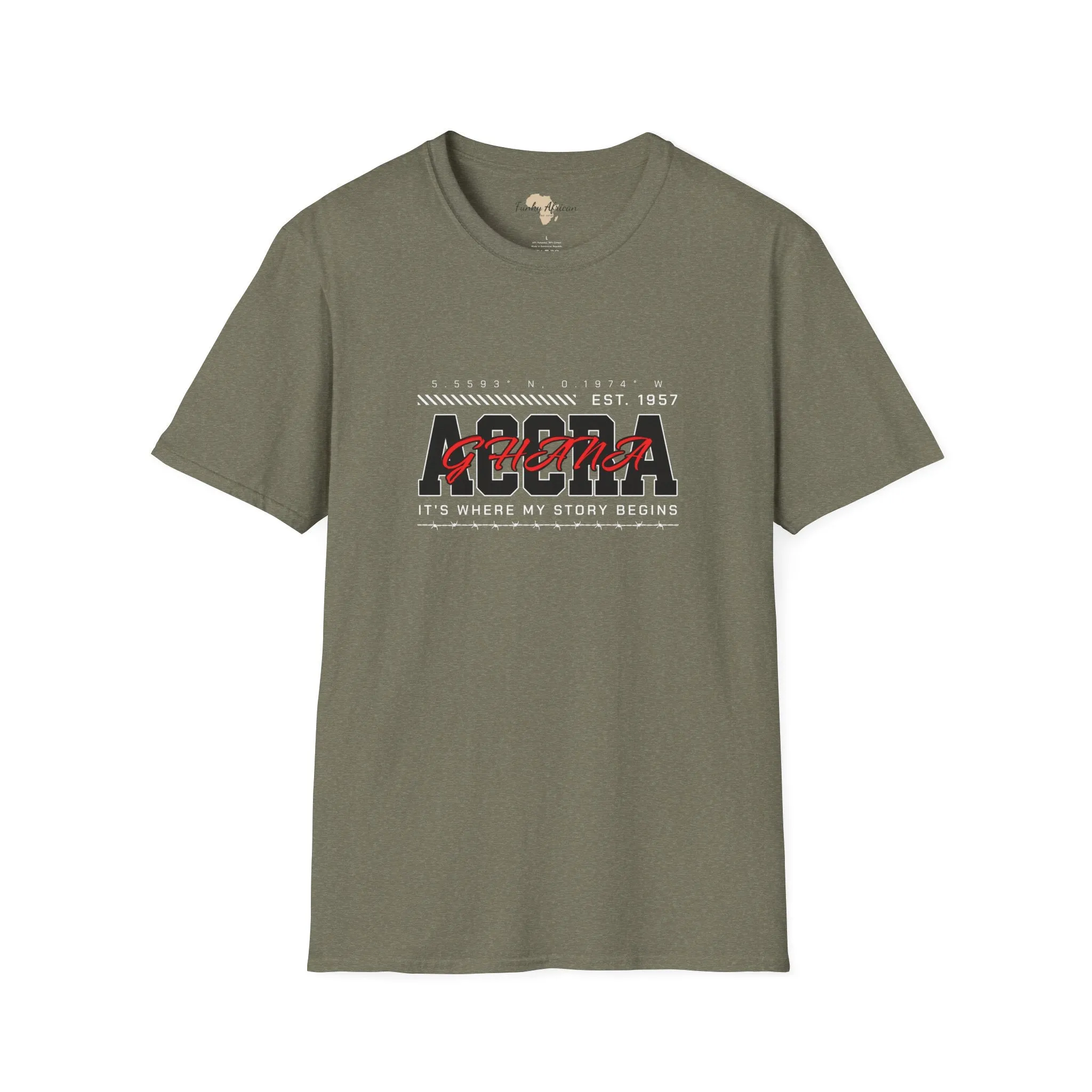 Accra Ghana unisex softstyle tee
