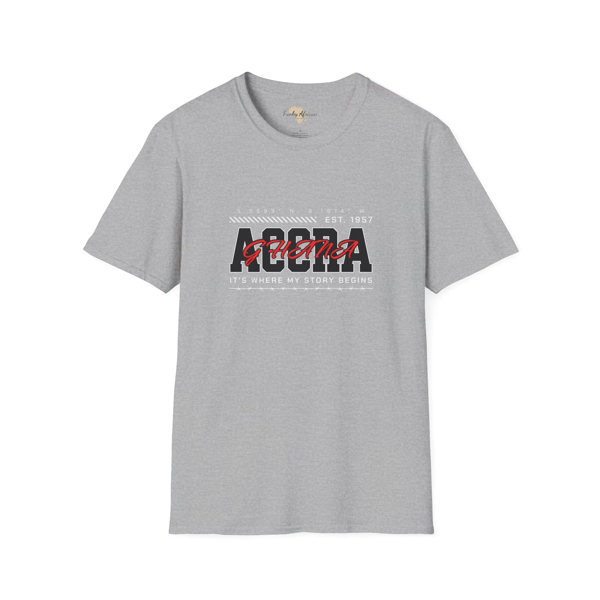 Accra Ghana unisex softstyle tee