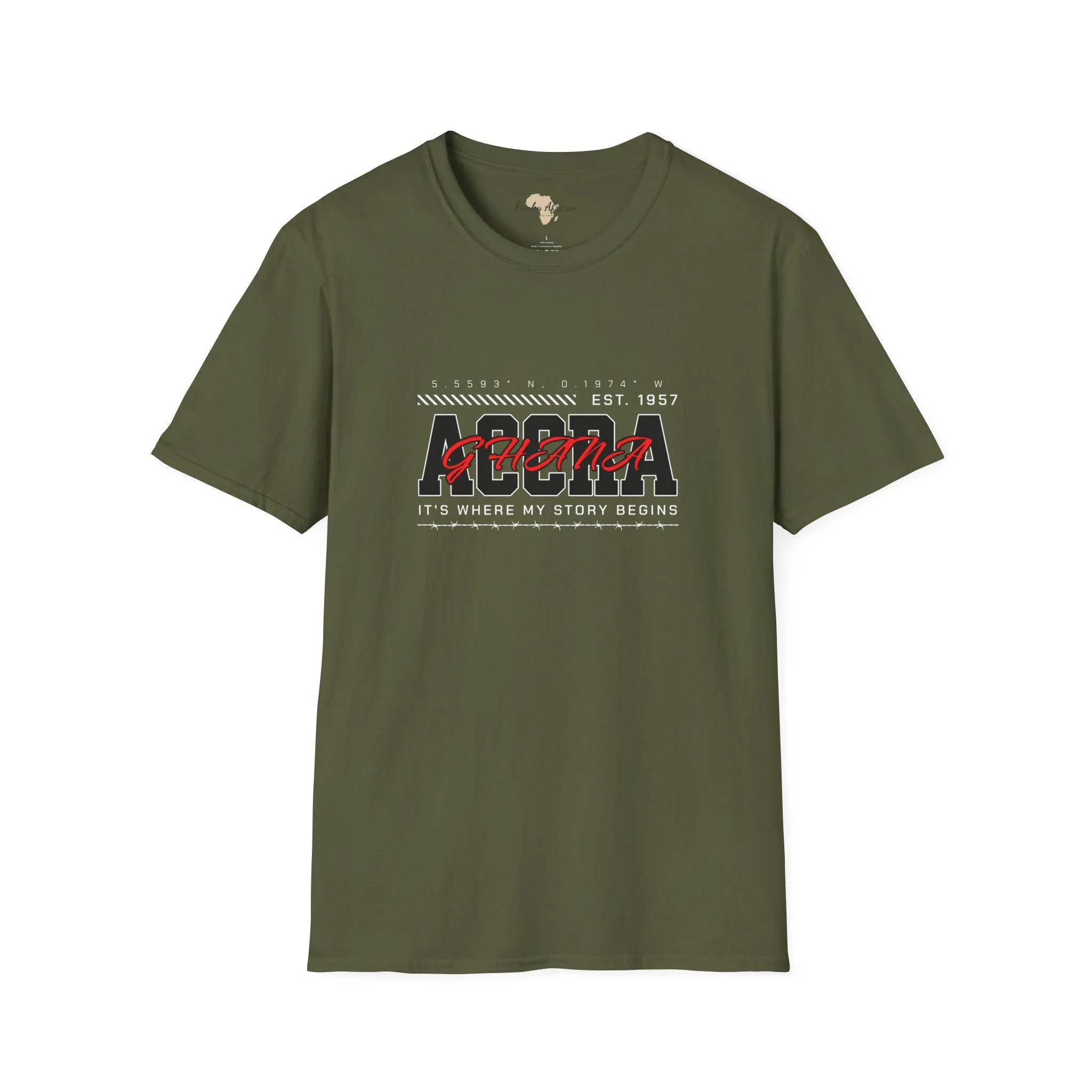 Accra Ghana unisex softstyle tee