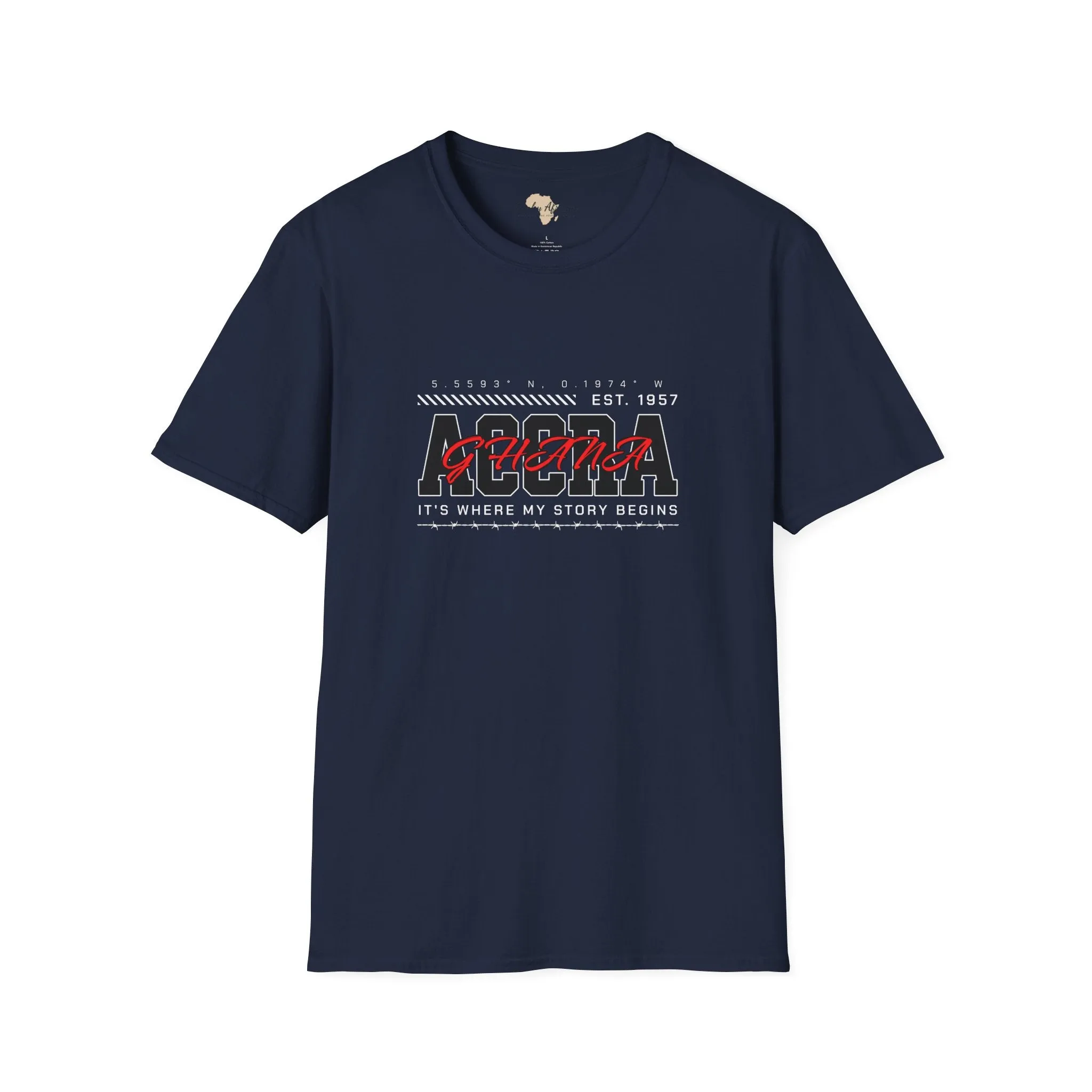Accra Ghana unisex softstyle tee