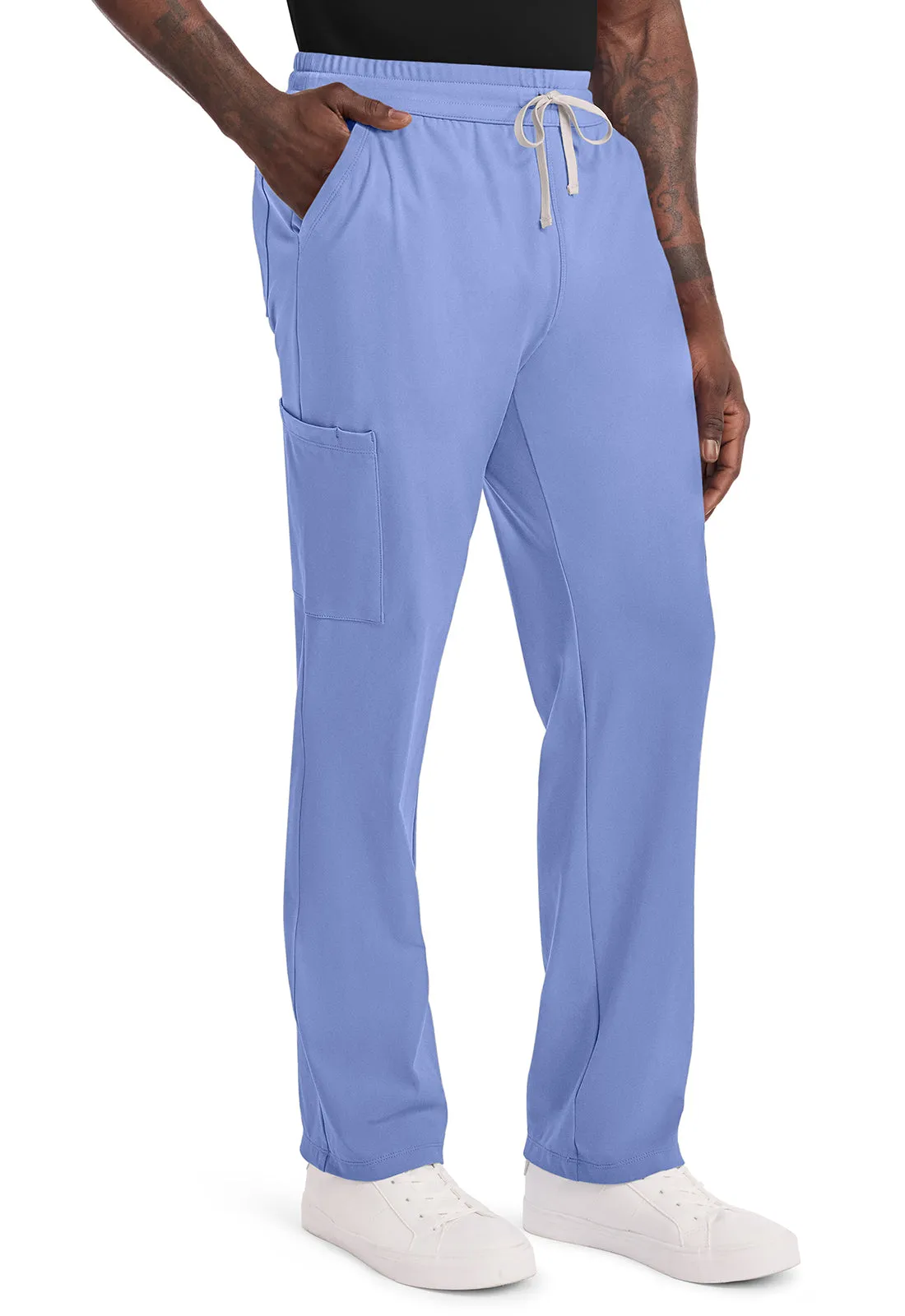Achieve CK036 Men's 5-Pocket Straight Leg Pants Ciel