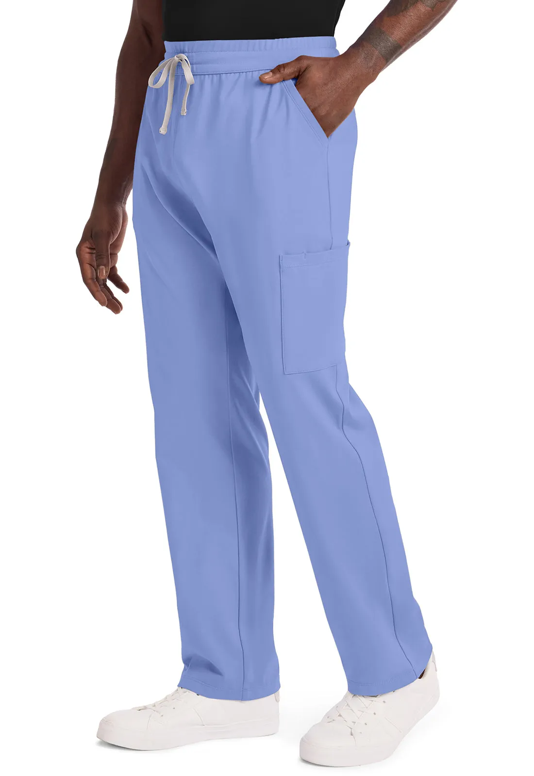 Achieve CK036 Men's 5-Pocket Straight Leg Pants Ciel