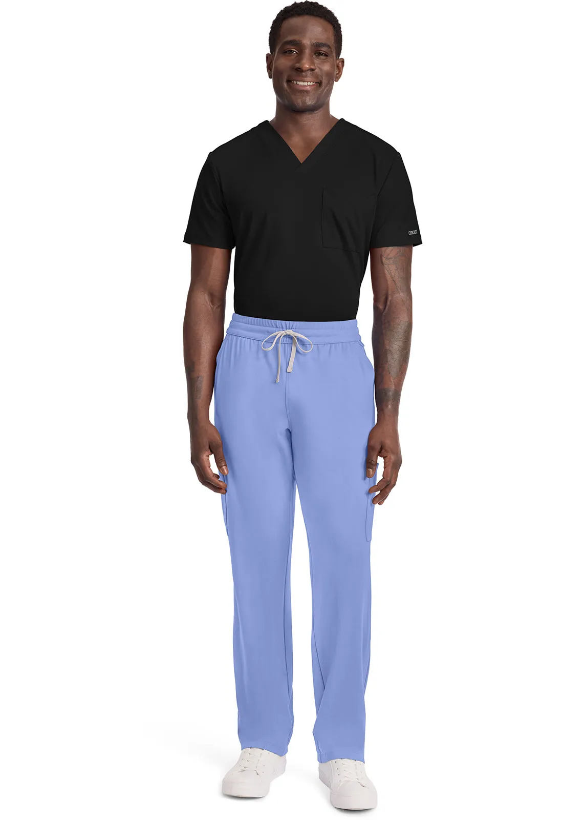 Achieve CK036 Men's 5-Pocket Straight Leg Pants Ciel