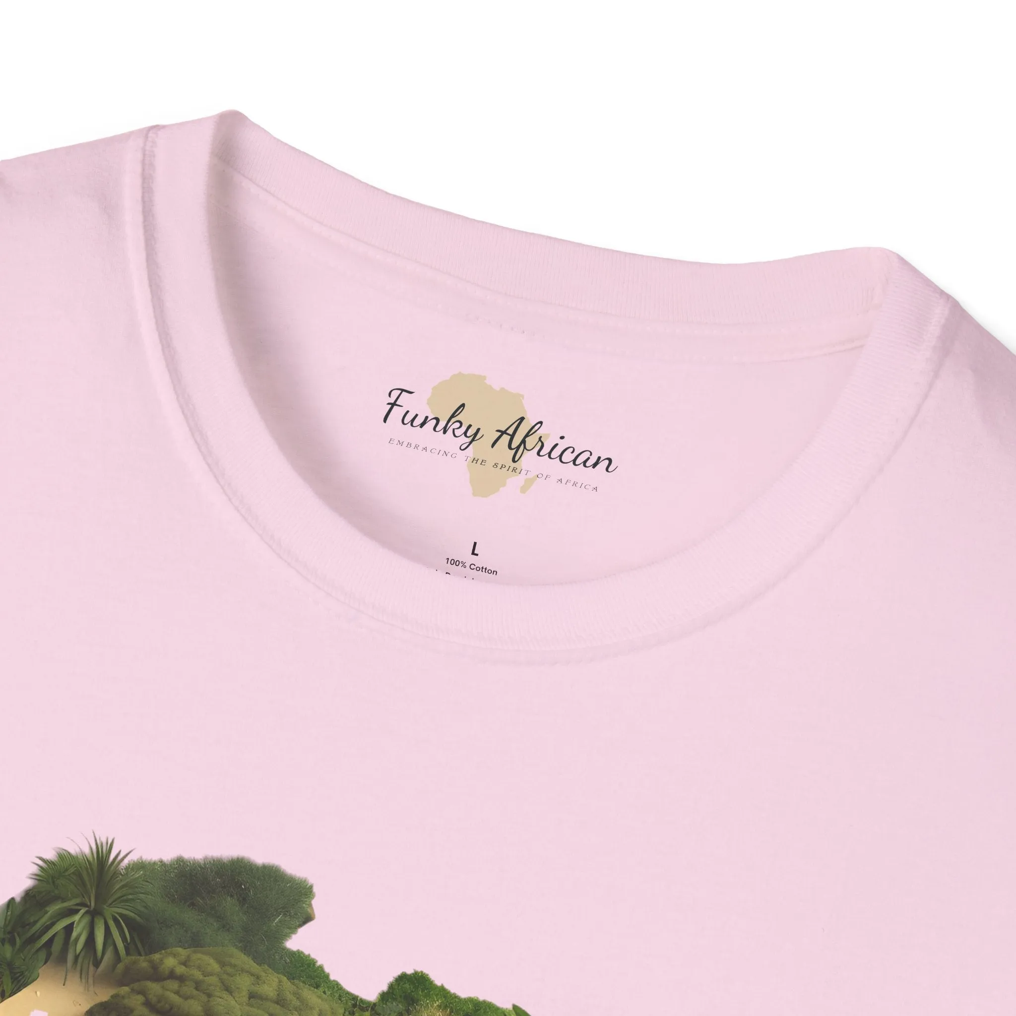 African forest unisex softstyle tee