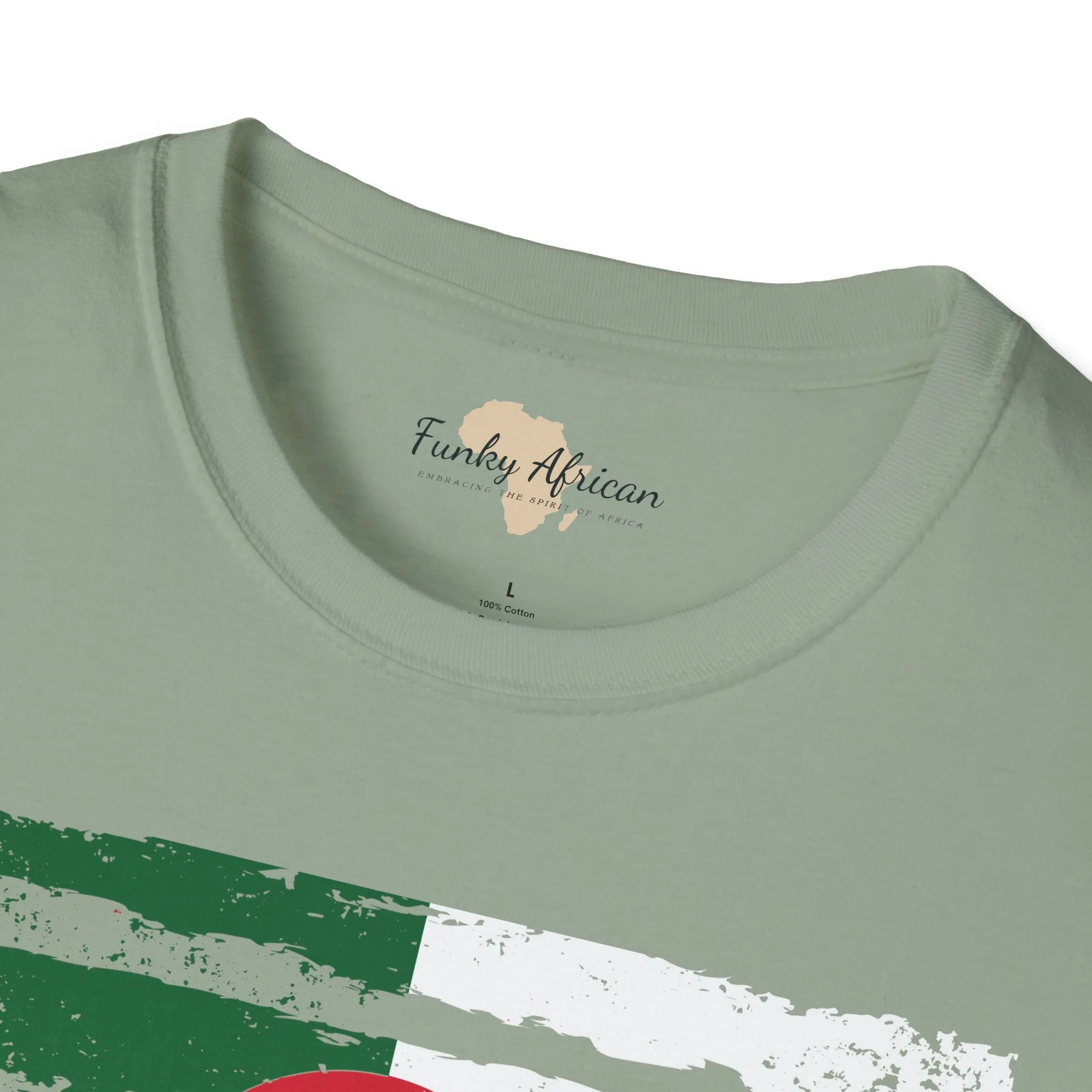 Algeria strip unisex softstyle tee