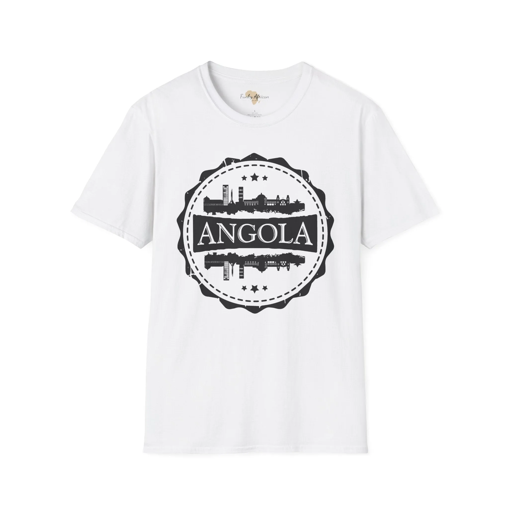 Angola Stamp unisex tee