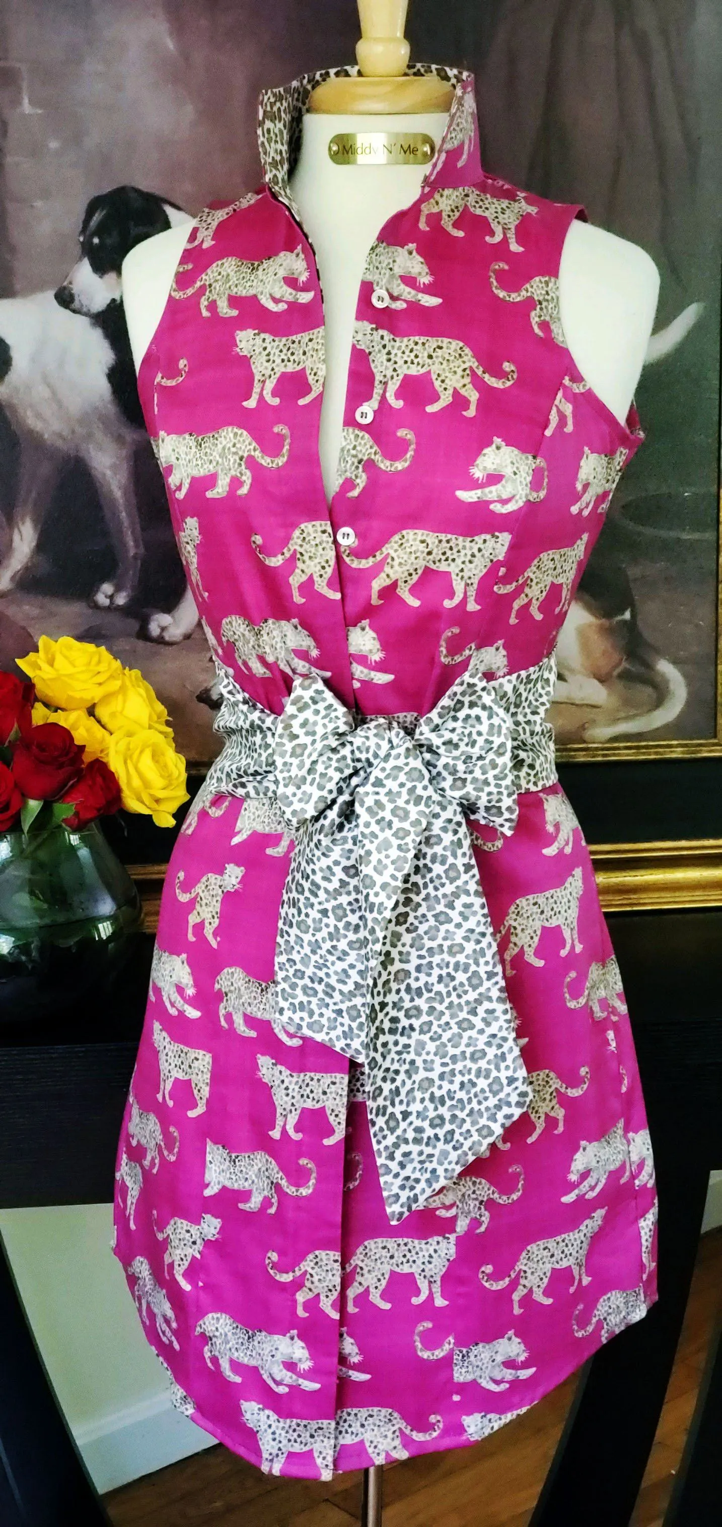 ARABELLA DRESS WITH SASH IN BERRY