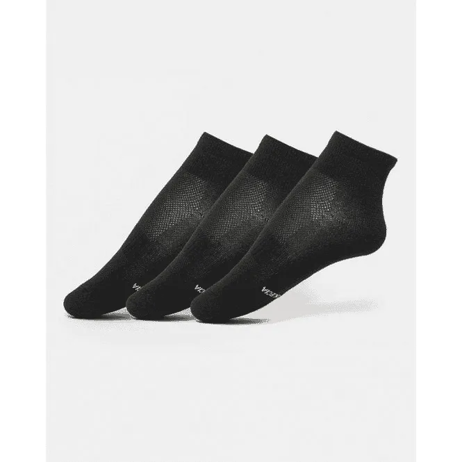 ATHLECIA COMFORT-MESH SUSTAINABLE QUARTER CUT SOCK 3-PACK
