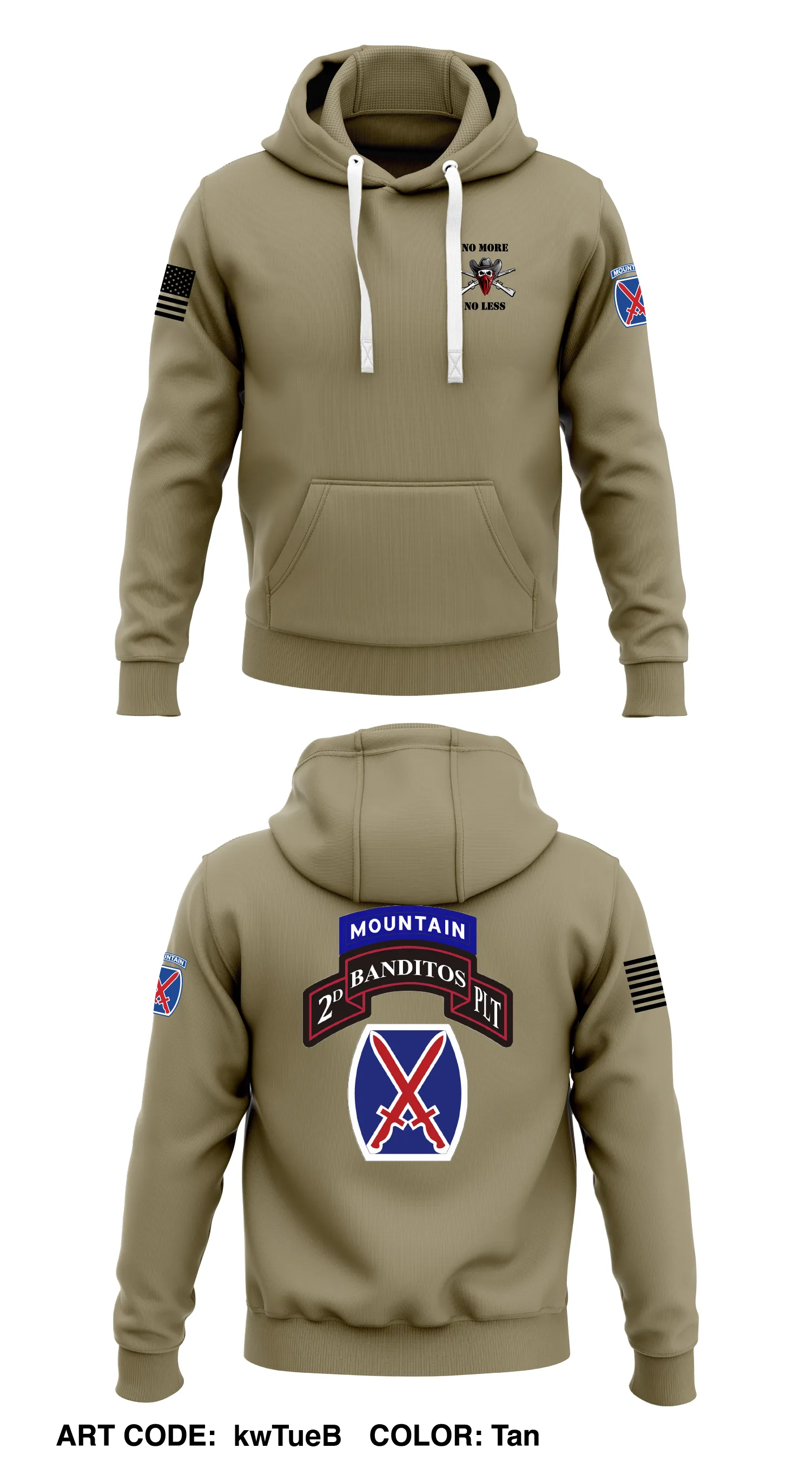 B CO, 2-4 IN REGT Store 1  Core Men's Hooded Performance Sweatshirt - kwTueB