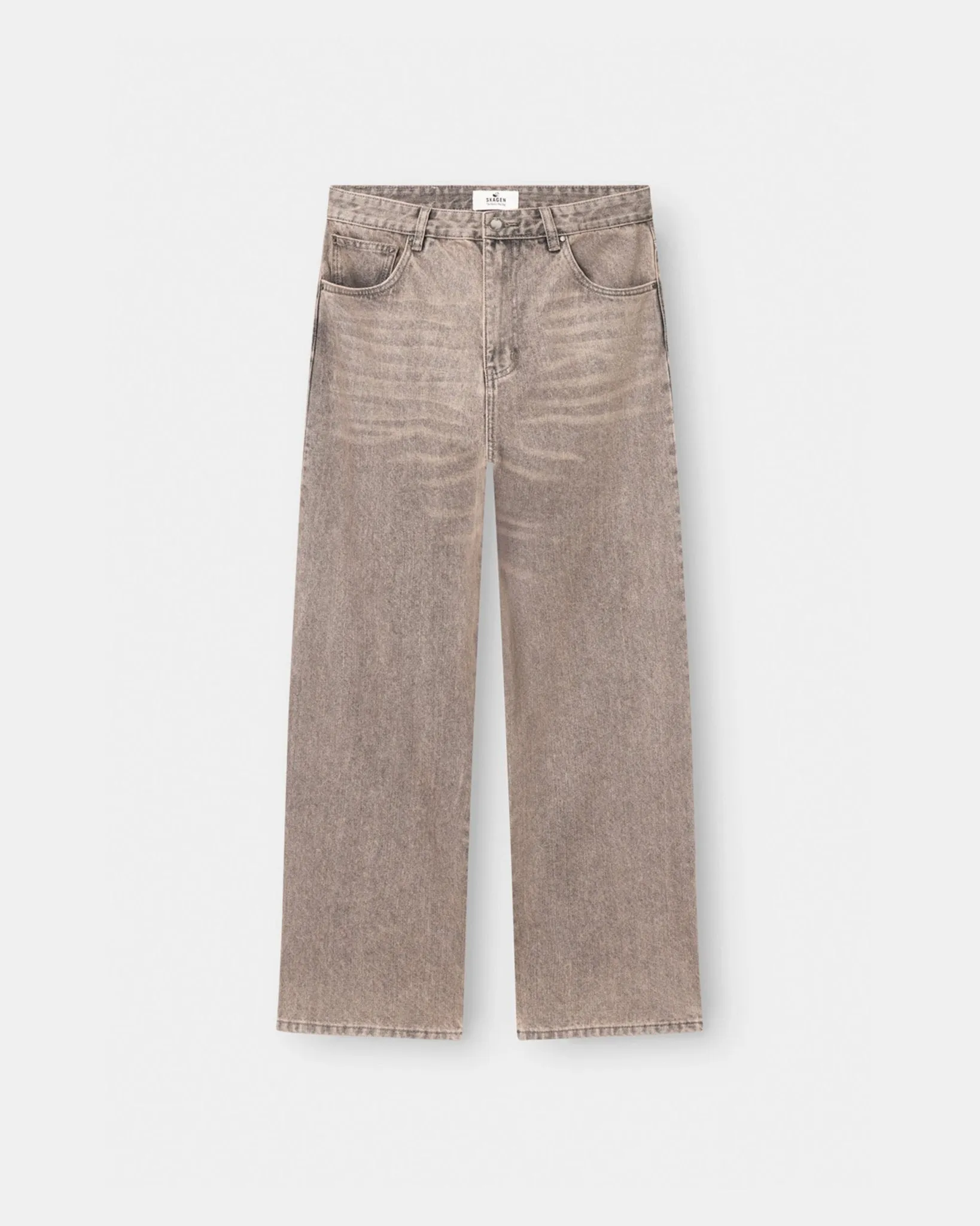 Baggy Denim Jeans Rose Vintage Wash