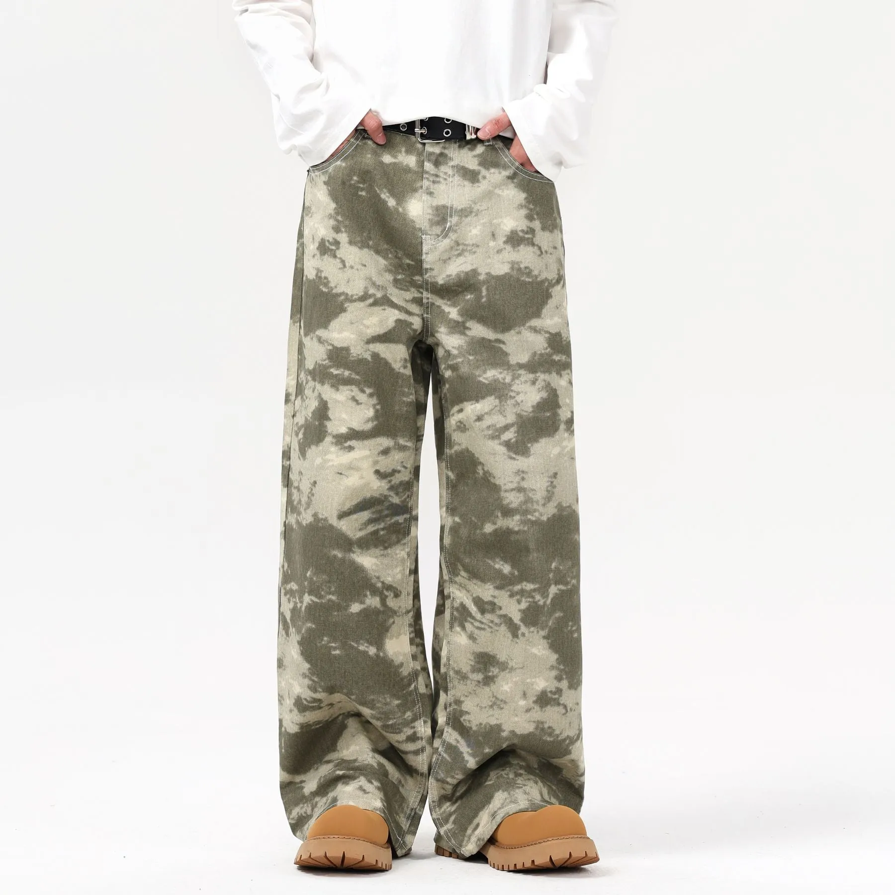 Baggy Fit Camouflage Jeans