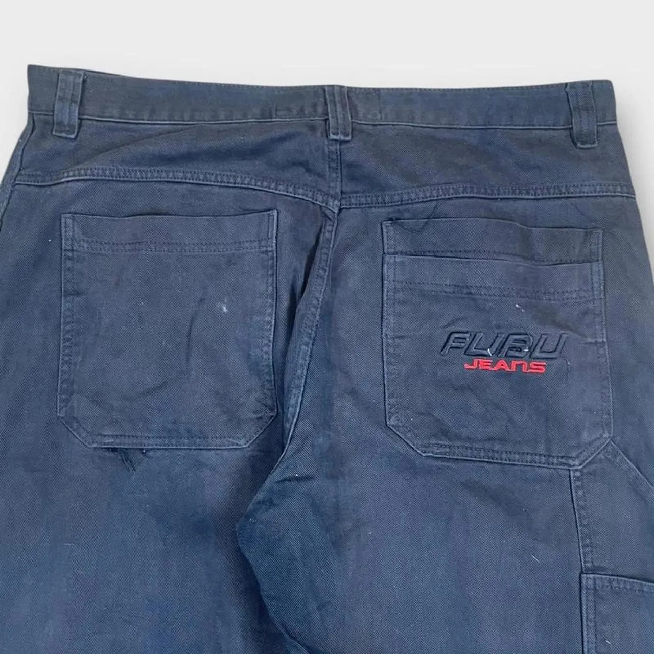 Baggy Fubu Hip Hop Embroidered Jeans