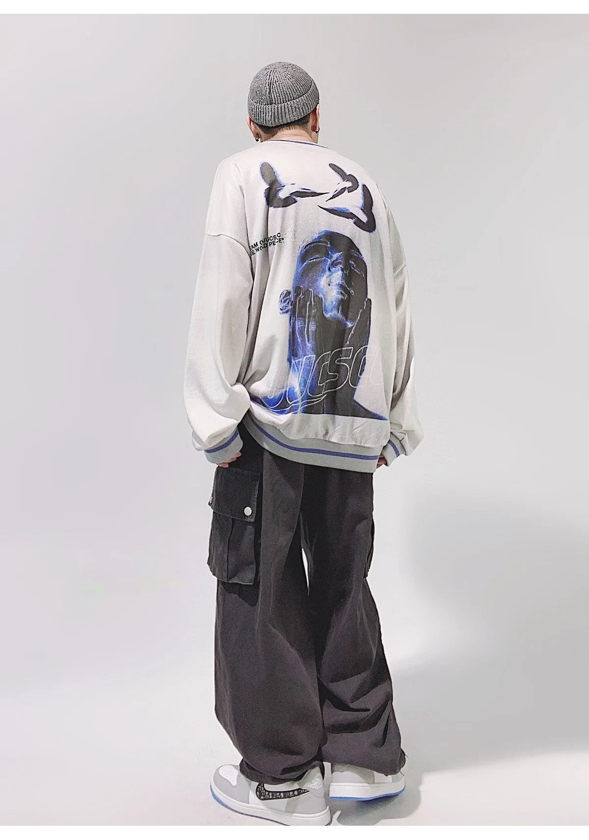 Baggy Washed Cargo Jeans