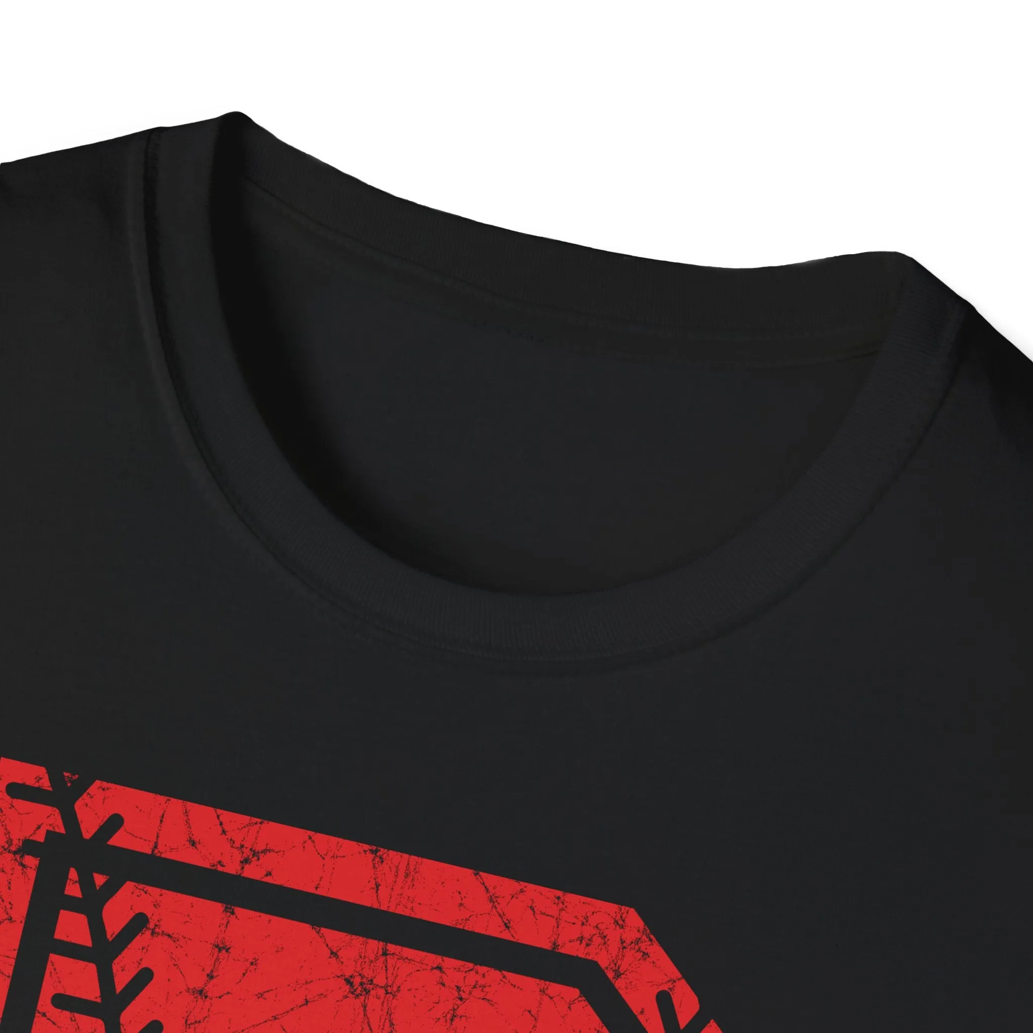 Braves Baseball Distressed B Unisex Softstyle T-Shirt