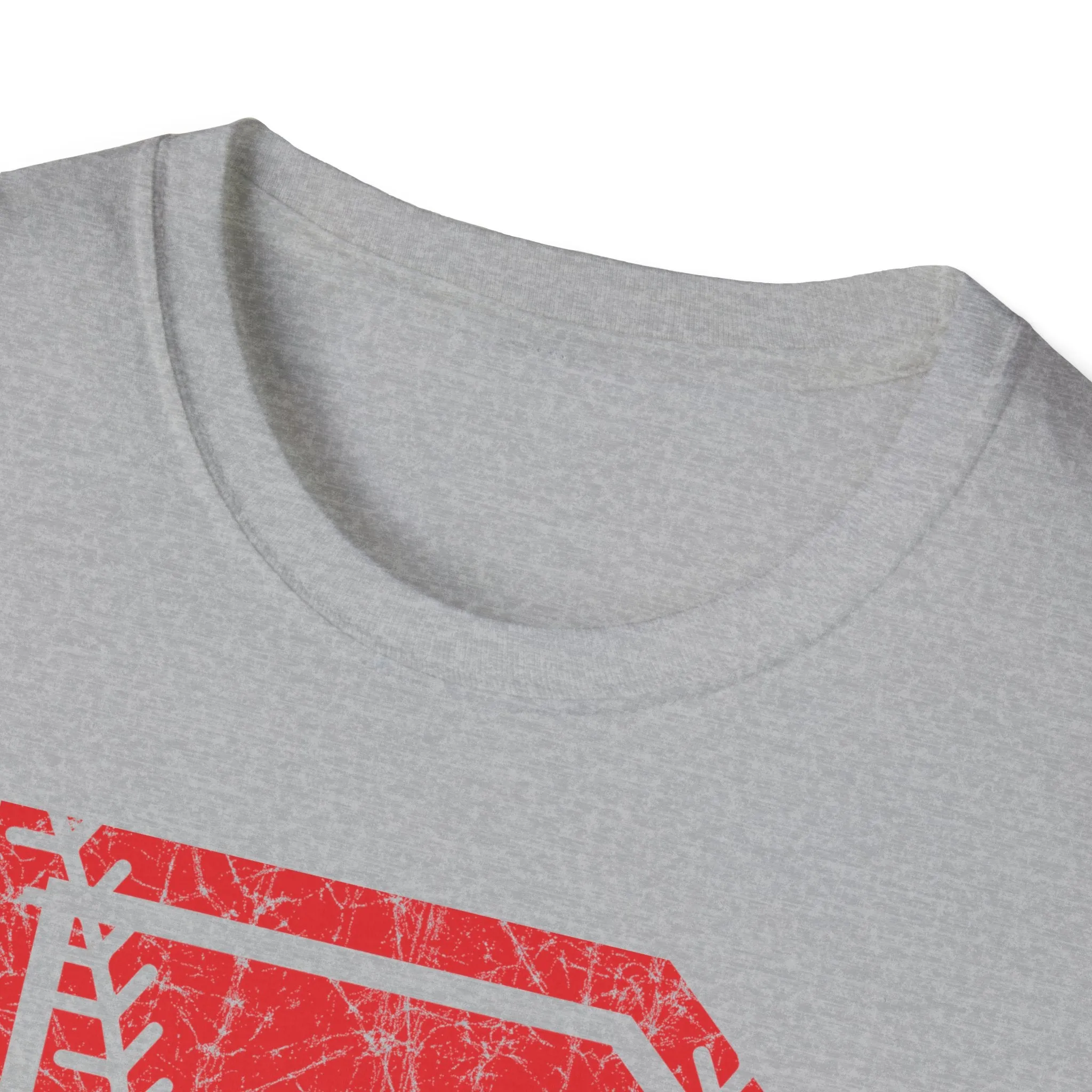 Braves Baseball Distressed B Unisex Softstyle T-Shirt