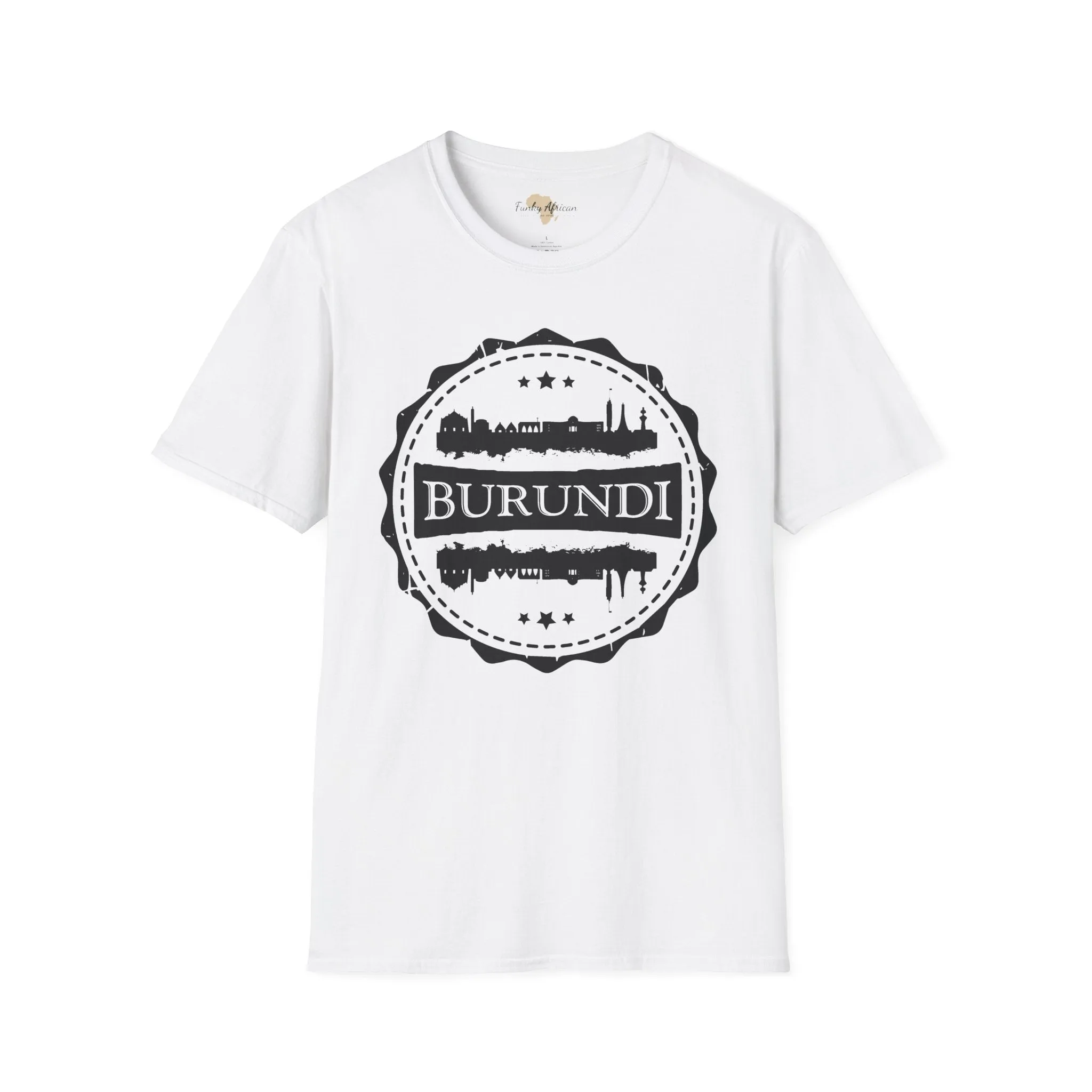 Burundi Stamp unisex tee