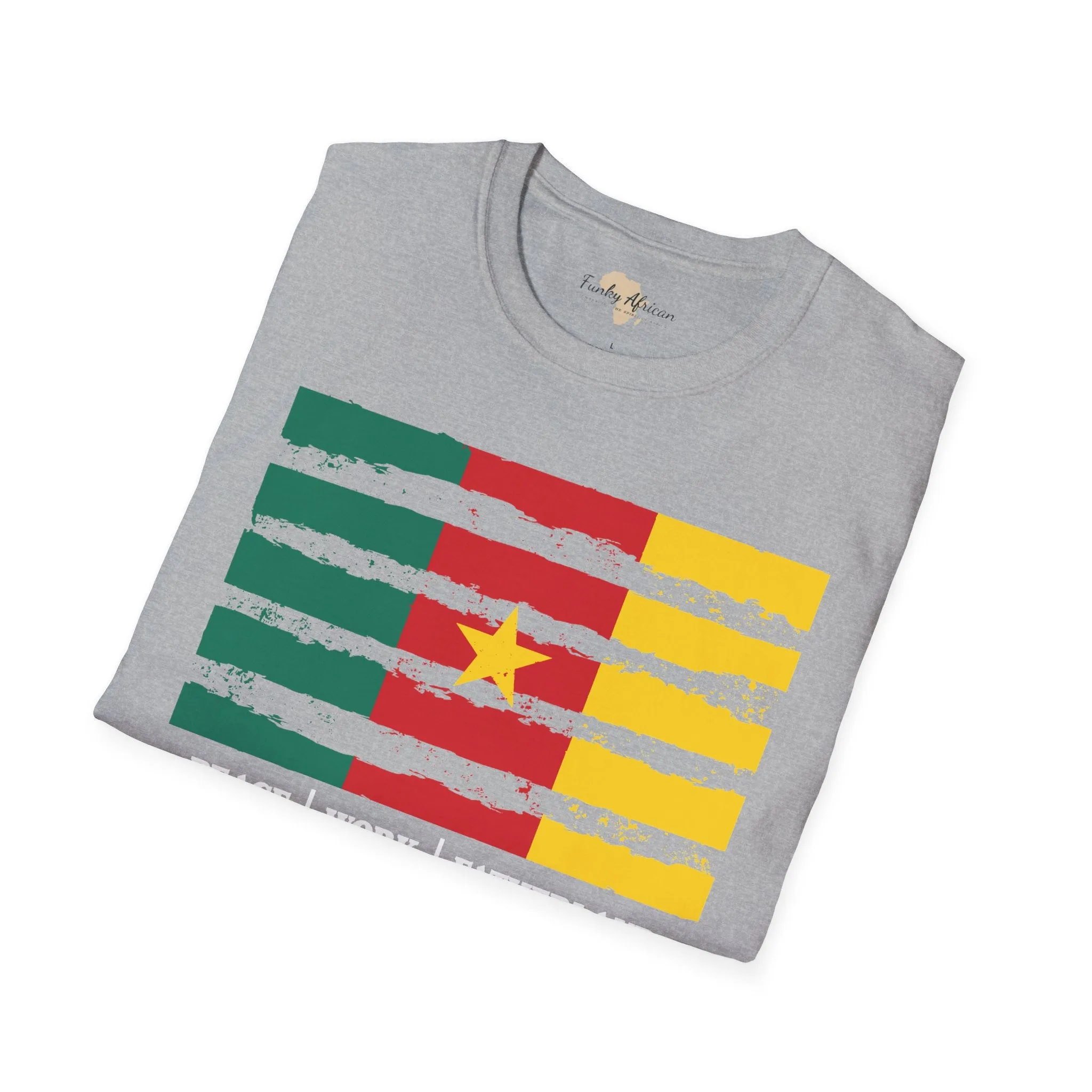 Cameroon strip unisex softstyle tee
