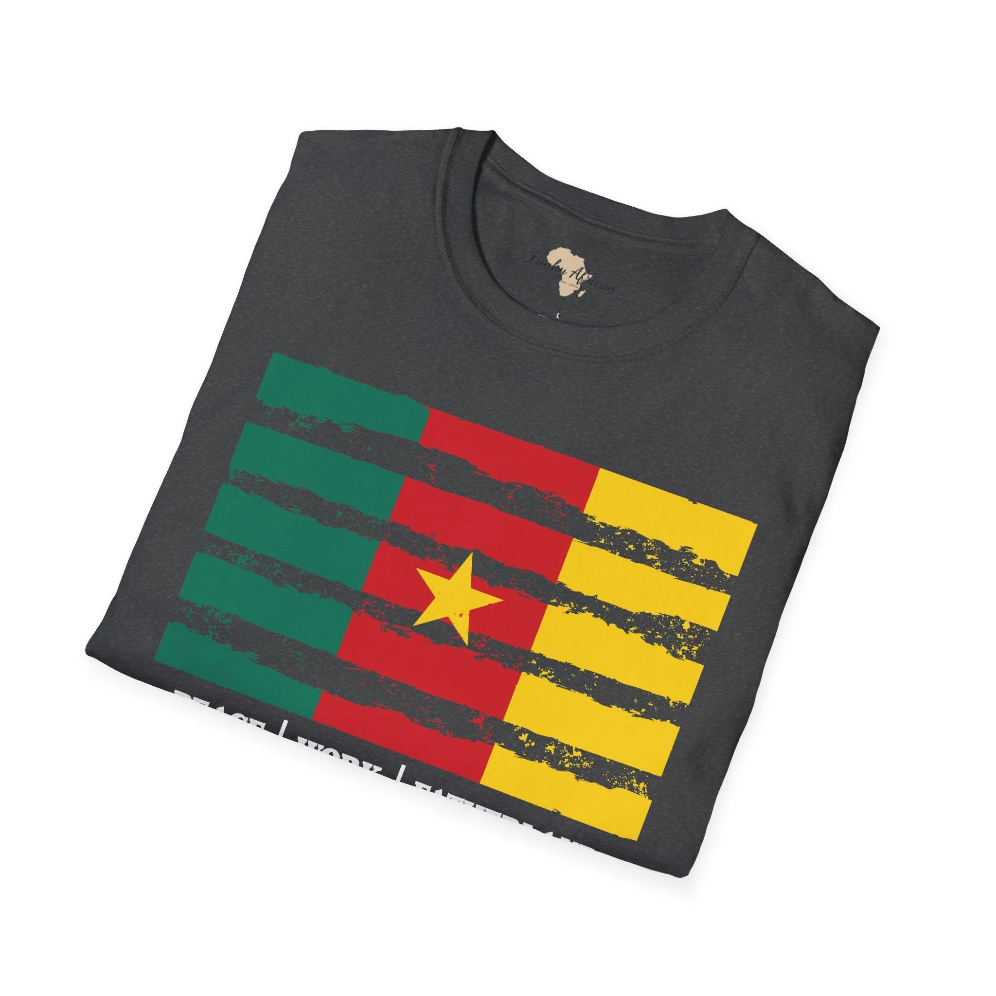 Cameroon strip unisex softstyle tee