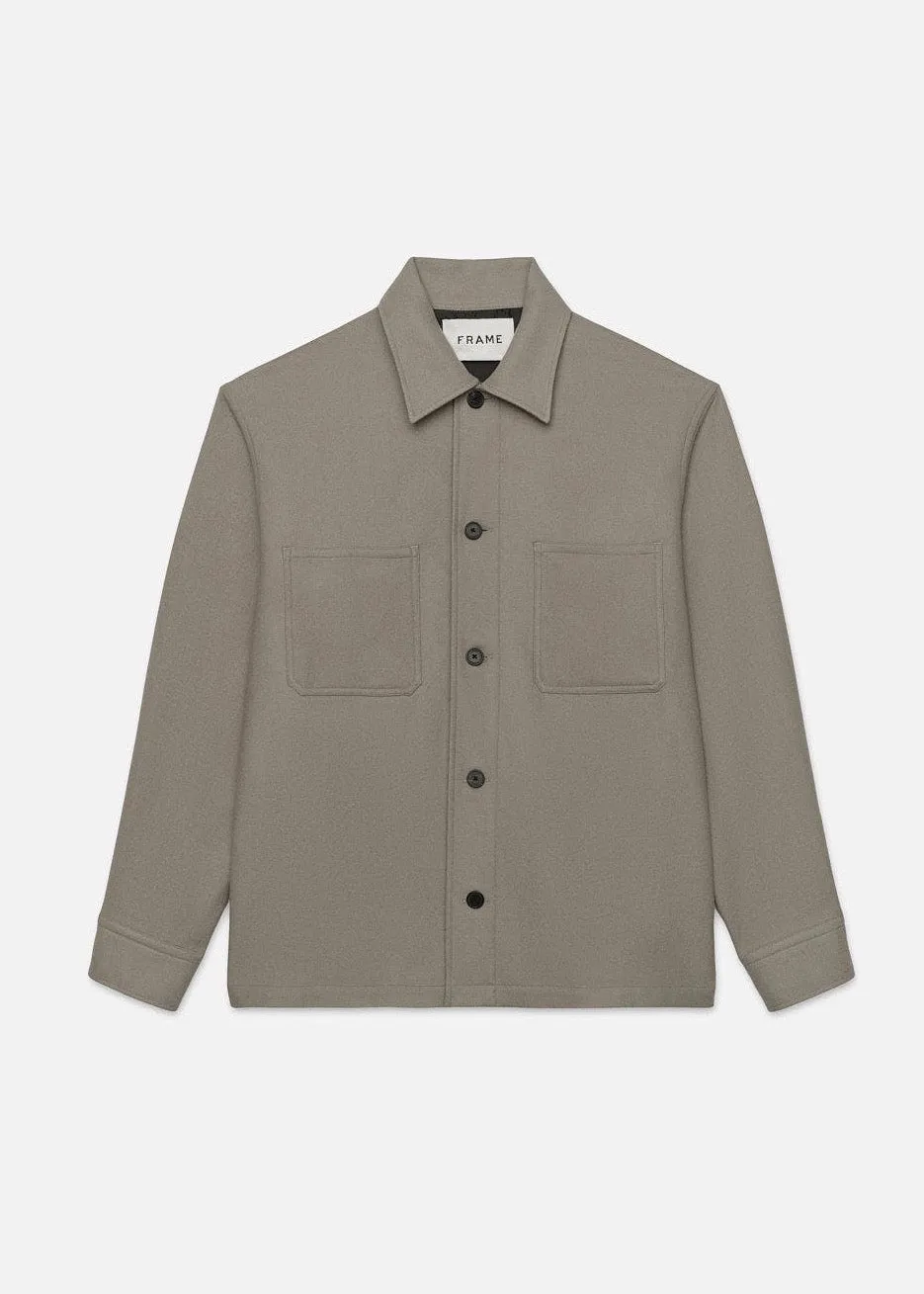 Camp Collar Shirt (Stone Beige)