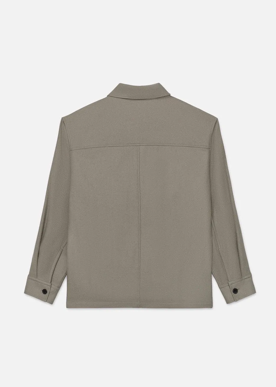 Camp Collar Shirt (Stone Beige)