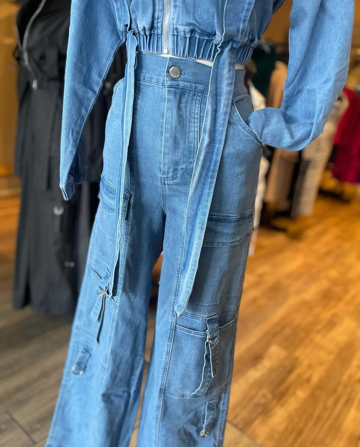 Cargo Denim Set