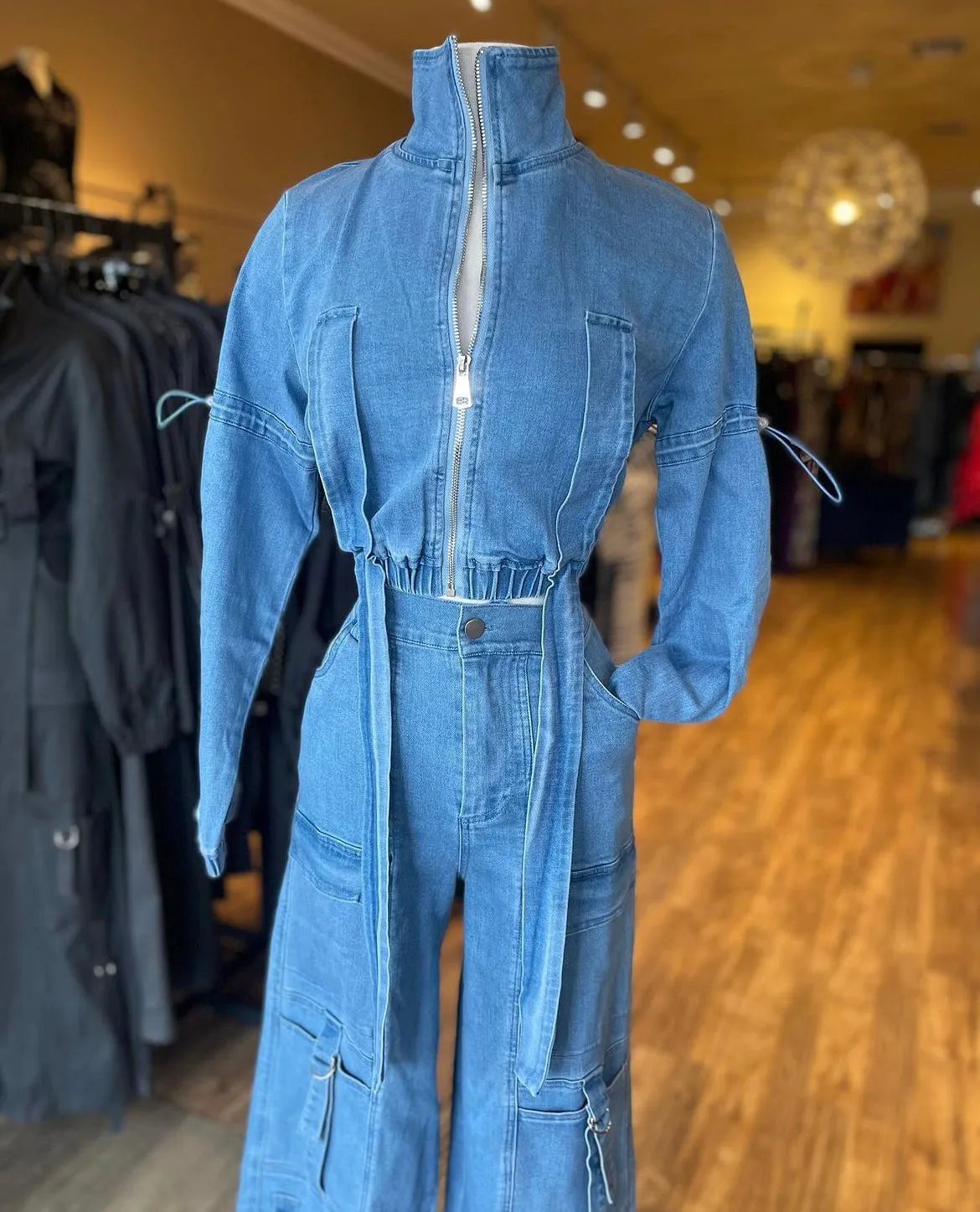 Cargo Denim Set