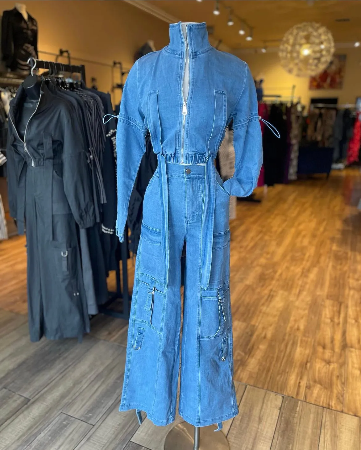 Cargo Denim Set