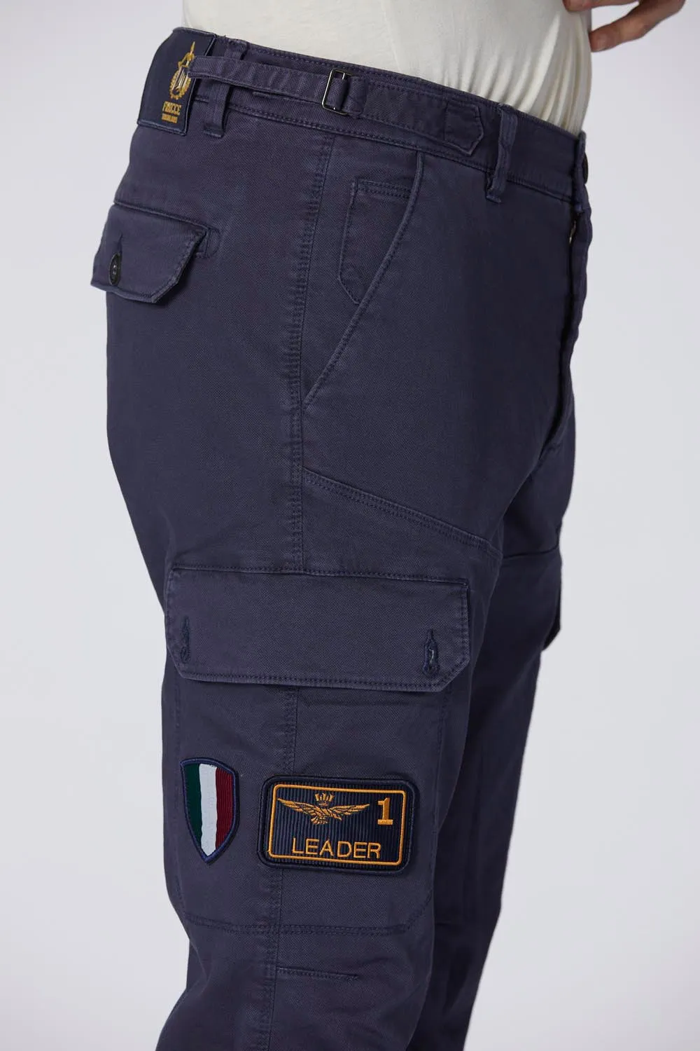 Cargo pants with Frecce Tricolori patch
