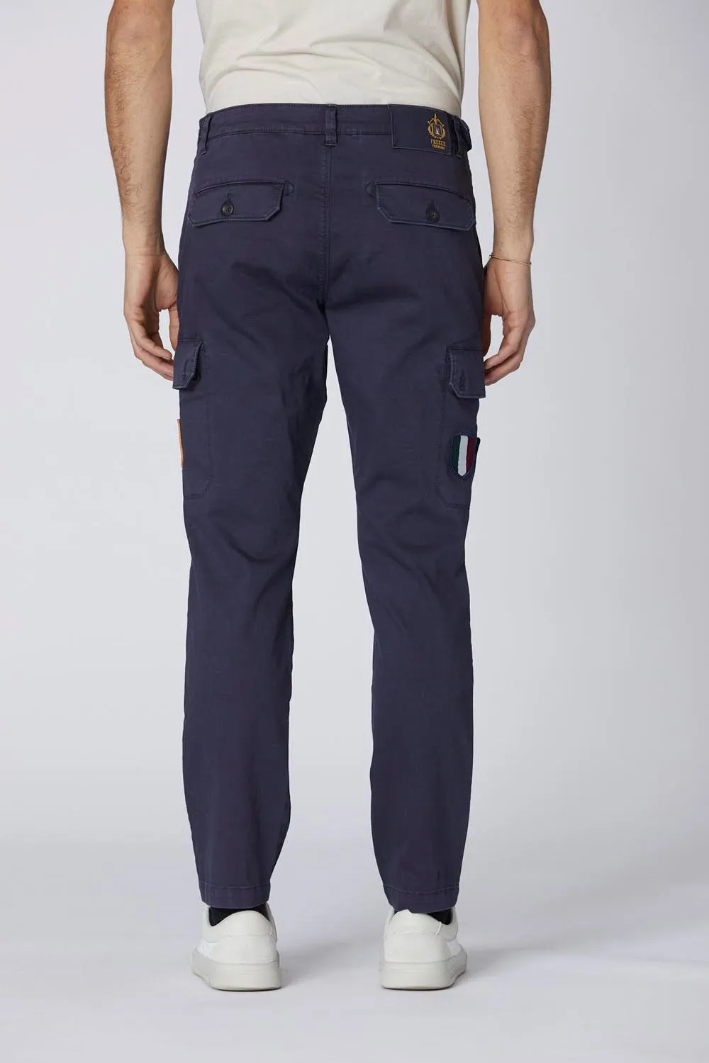 Cargo pants with Frecce Tricolori patch