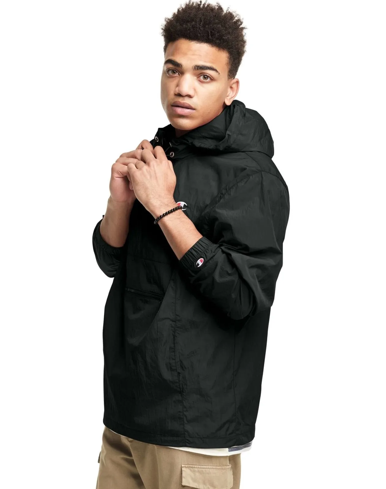 CHAMPION PACKABLE NYLON ANORAK