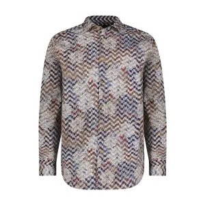 Chevron Floral Double Sided Shirt