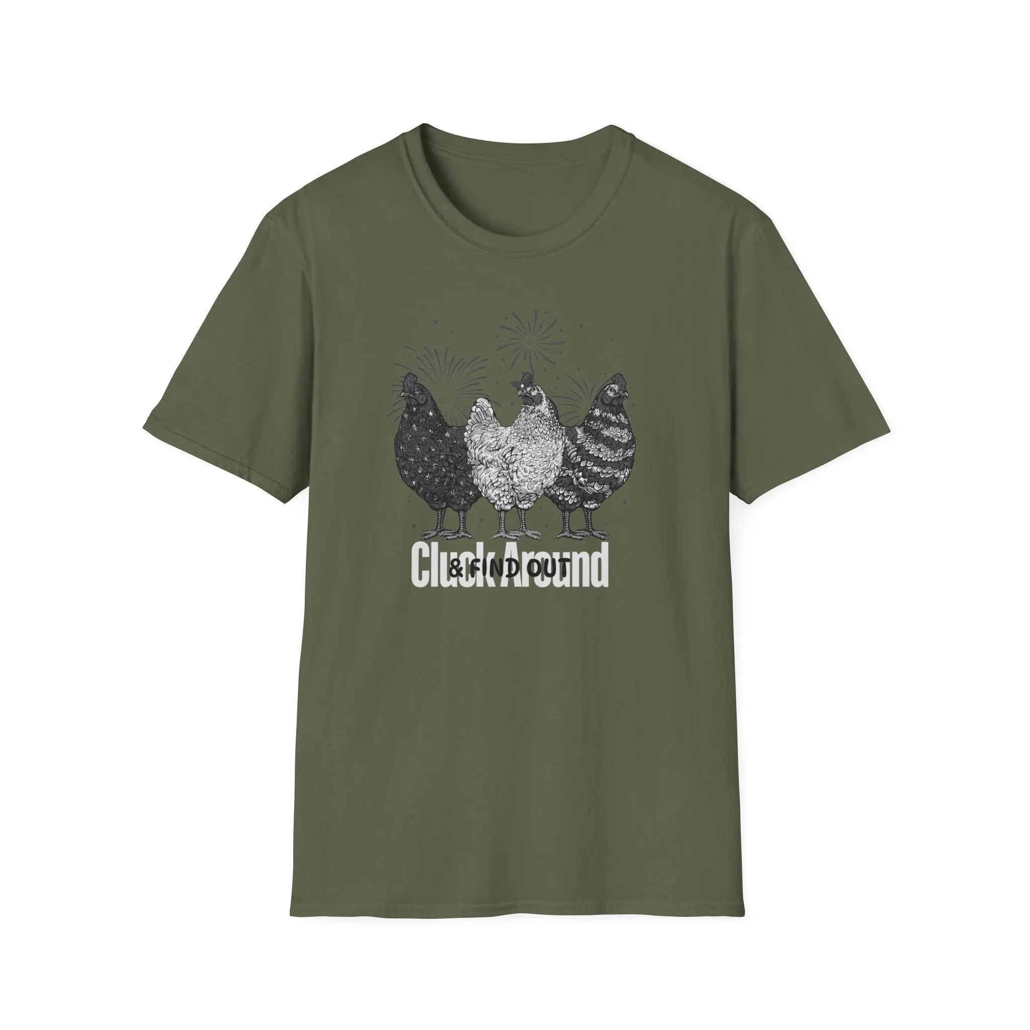 Cluck Around & Find Out Unisex Softstyle T-Shirt