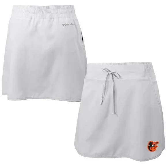 Columbia‎ Baltimore Orioles White Omni-Wick Lakewood Pines Skort