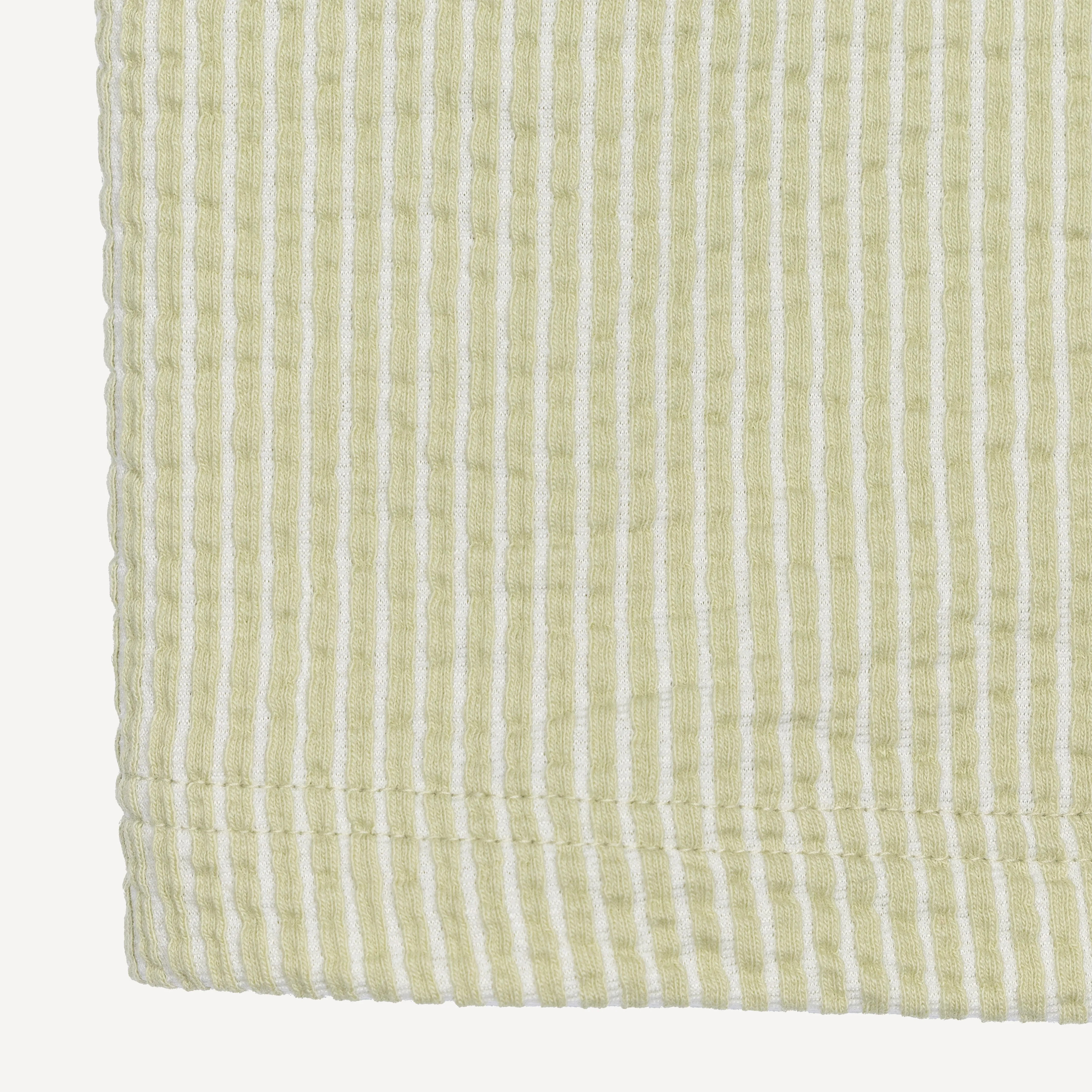 Cool Knit Seersucker Relaxed Tee - Lint / White Stripe
