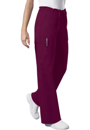 Core Stretch 4043 Unisex Drawstring Cargo Pants Wine
