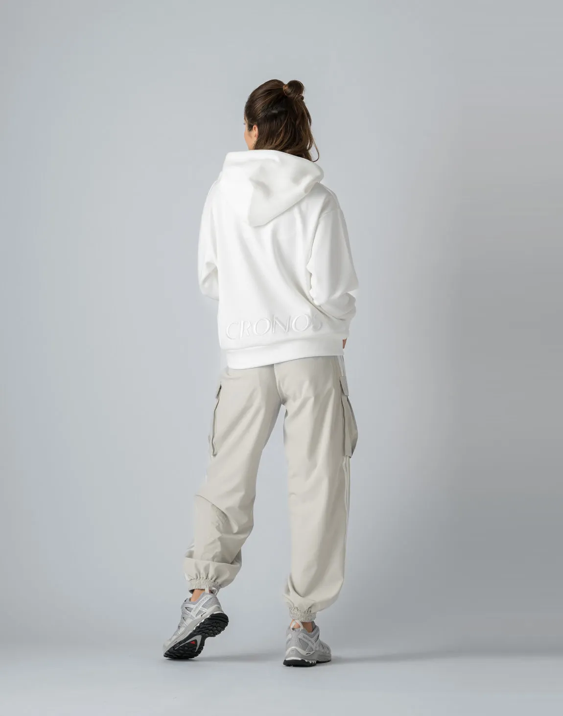 CRONOS WOMEN NYLON STRETCH CARGO【GRAY】