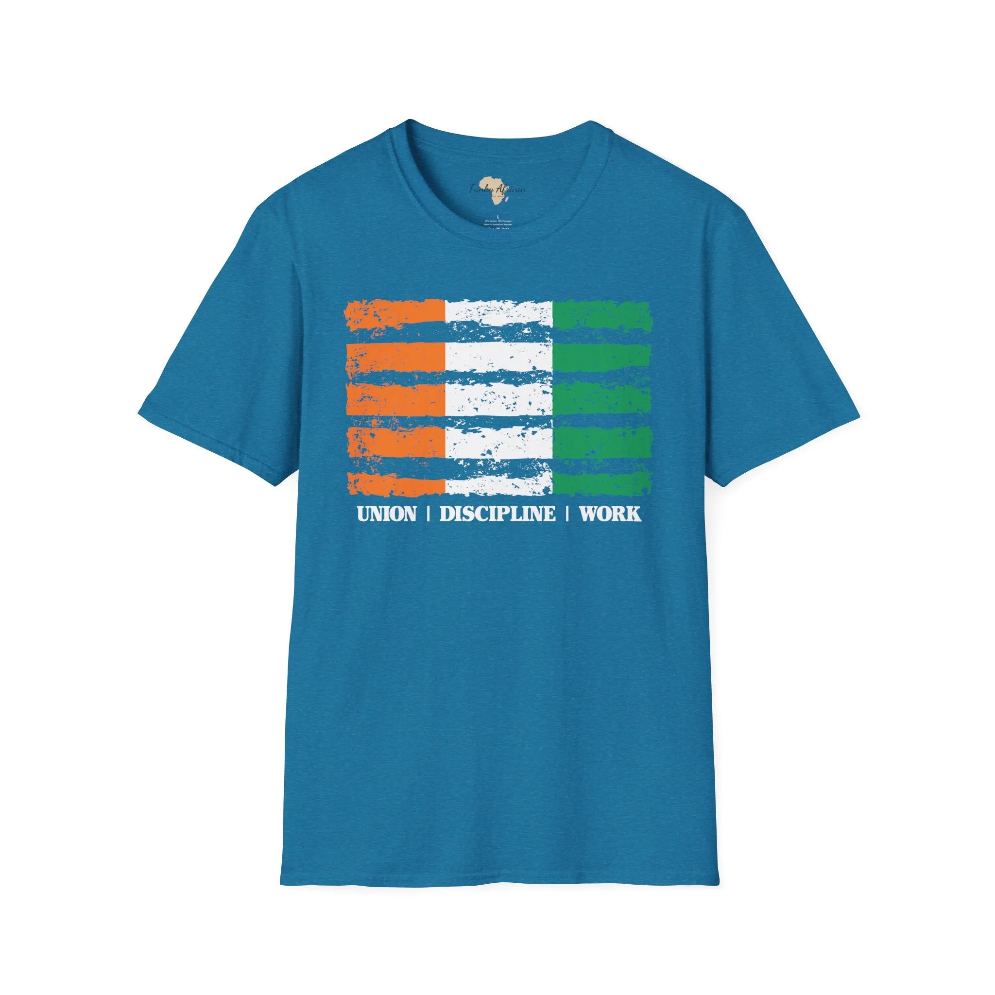 Côte d'Ivoire strip unisex softstyle tee